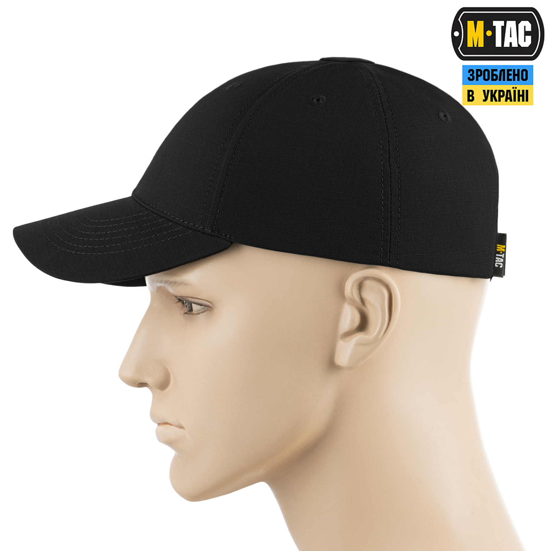 M-Tac бейсболка Elite Flex рип-стоп Black — 4