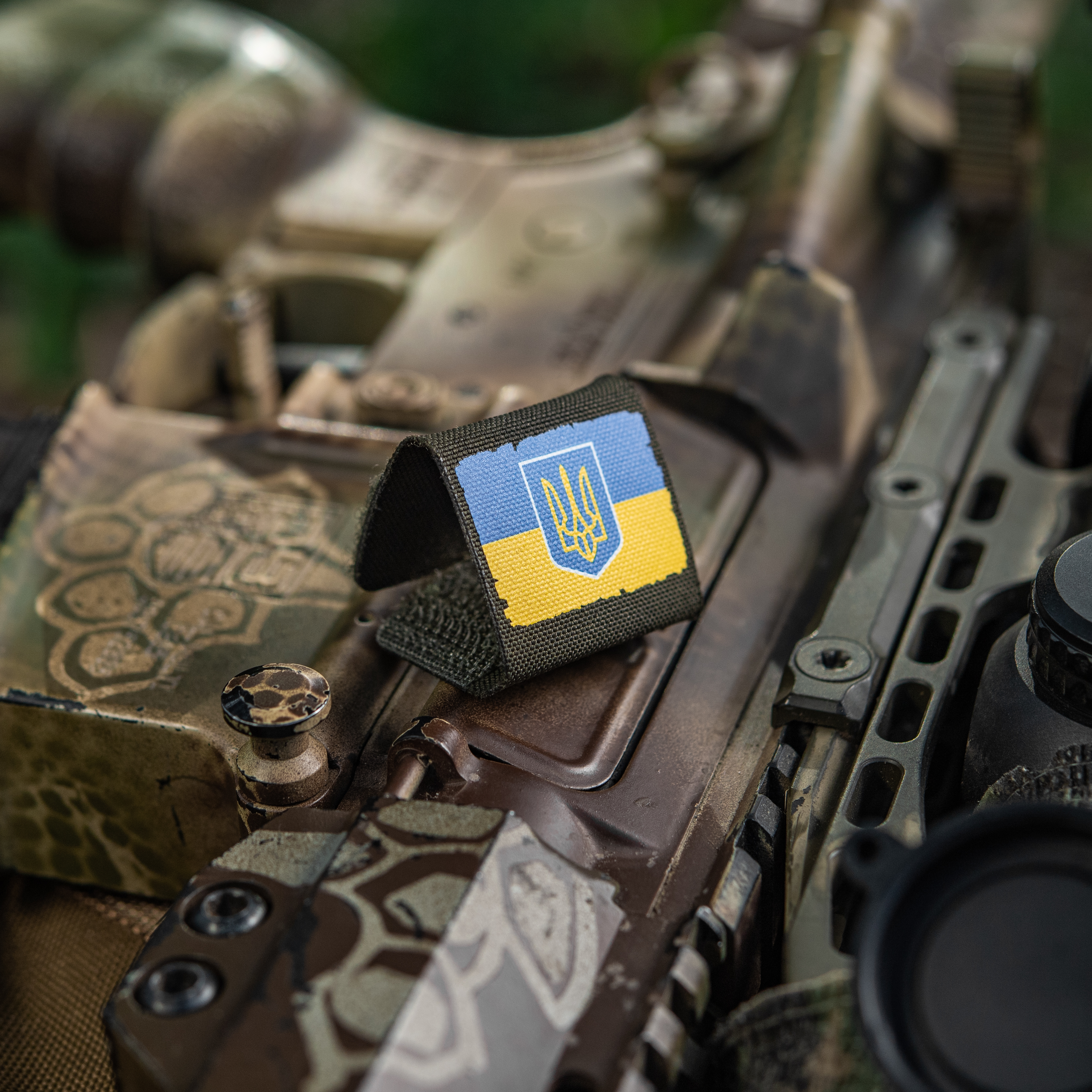 M-Tac MOLLE Patch Прапор України з гербом Full Color/Ranger Green — 14