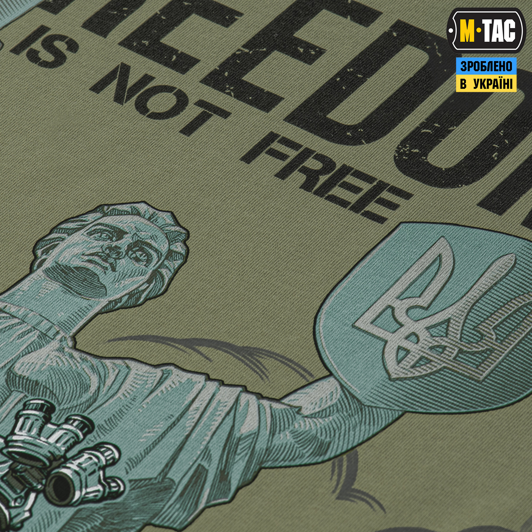 M-Tac футболка Freedom Light Olive — 9