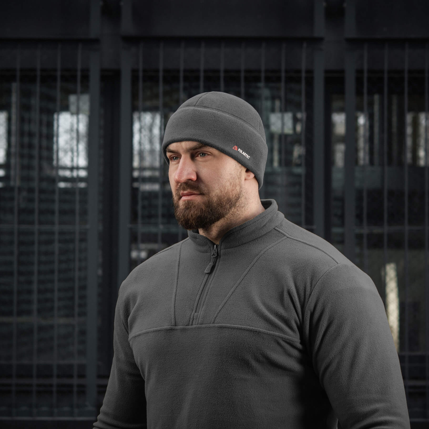 M-Tac шапка Watch Cap Polartec Cold Weather Dark Grey — 8