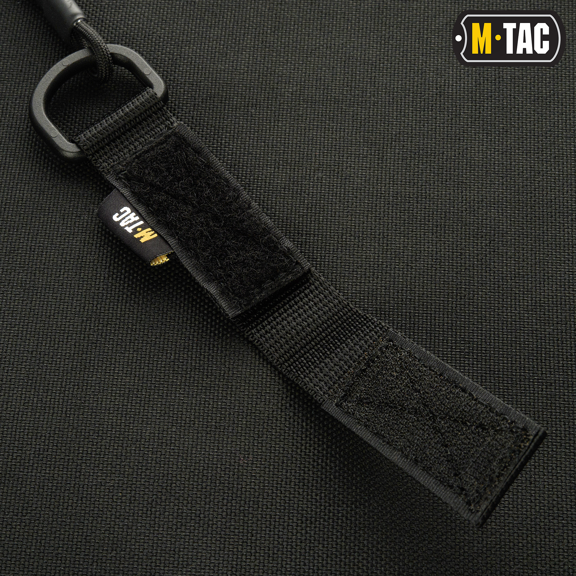 M-Tac шнур страховочный Medium комбинированый с D-кольцом черный — 4