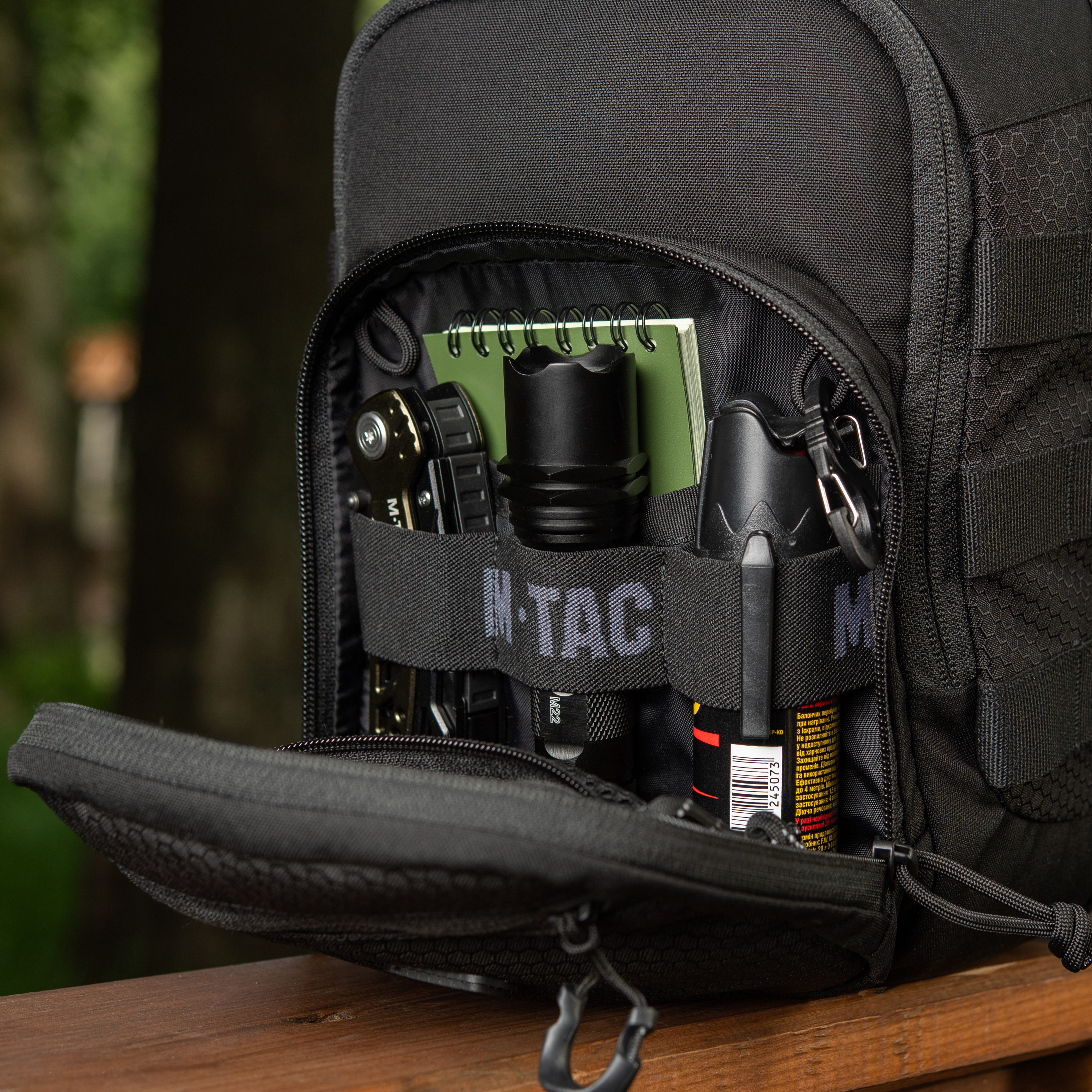 M-Tac сумка Cross Bag Elite Hex Black — 12