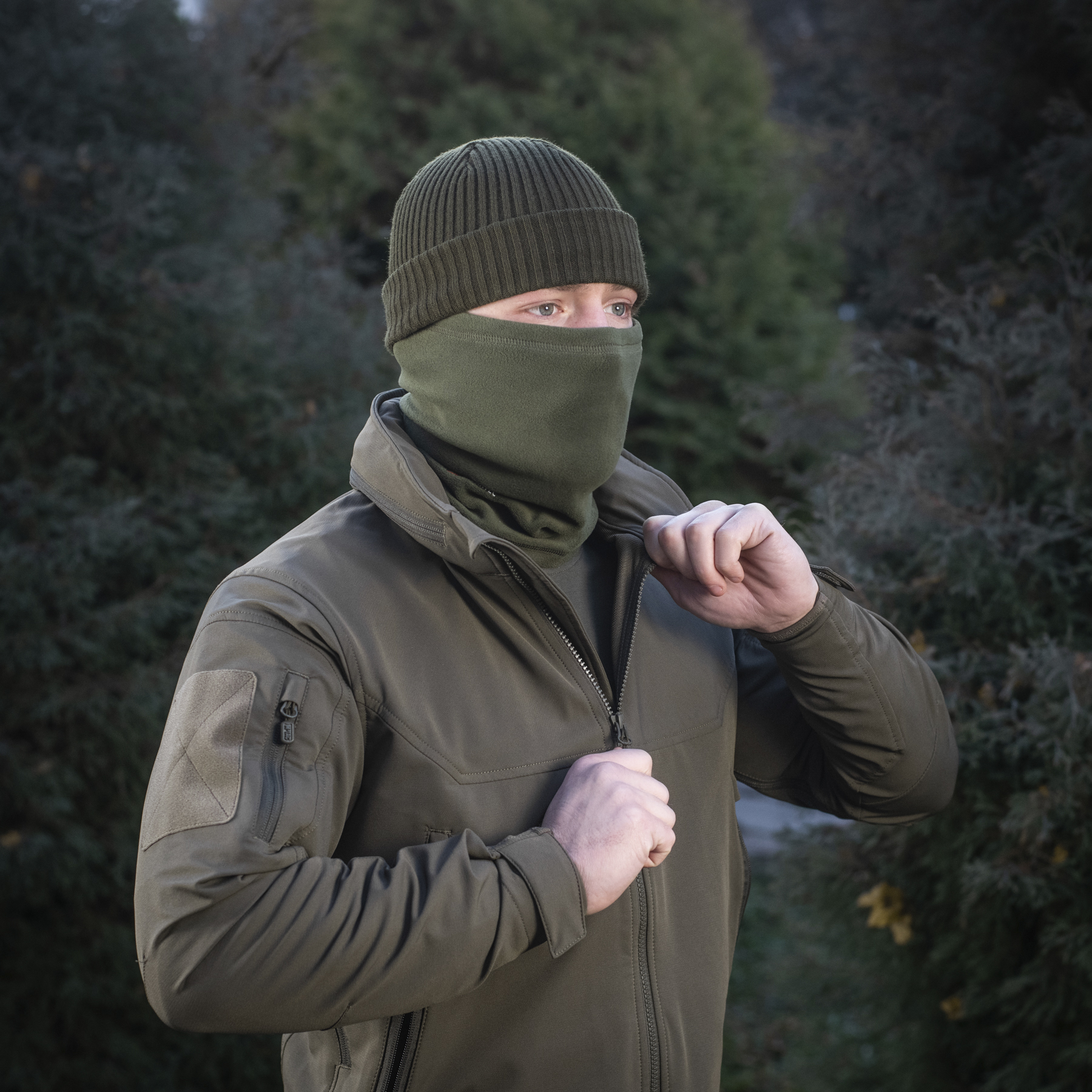 M-Tac шарф-труба Polartec Army Olive — 5