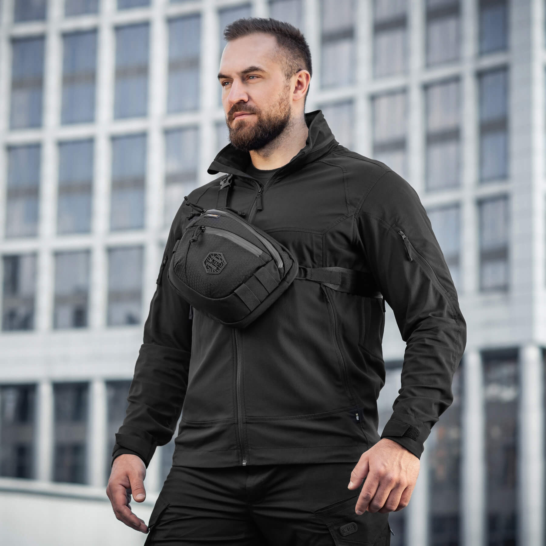 M-Tac сумка Sphaera Hex Hardsling Bag Gen.II Black — 13