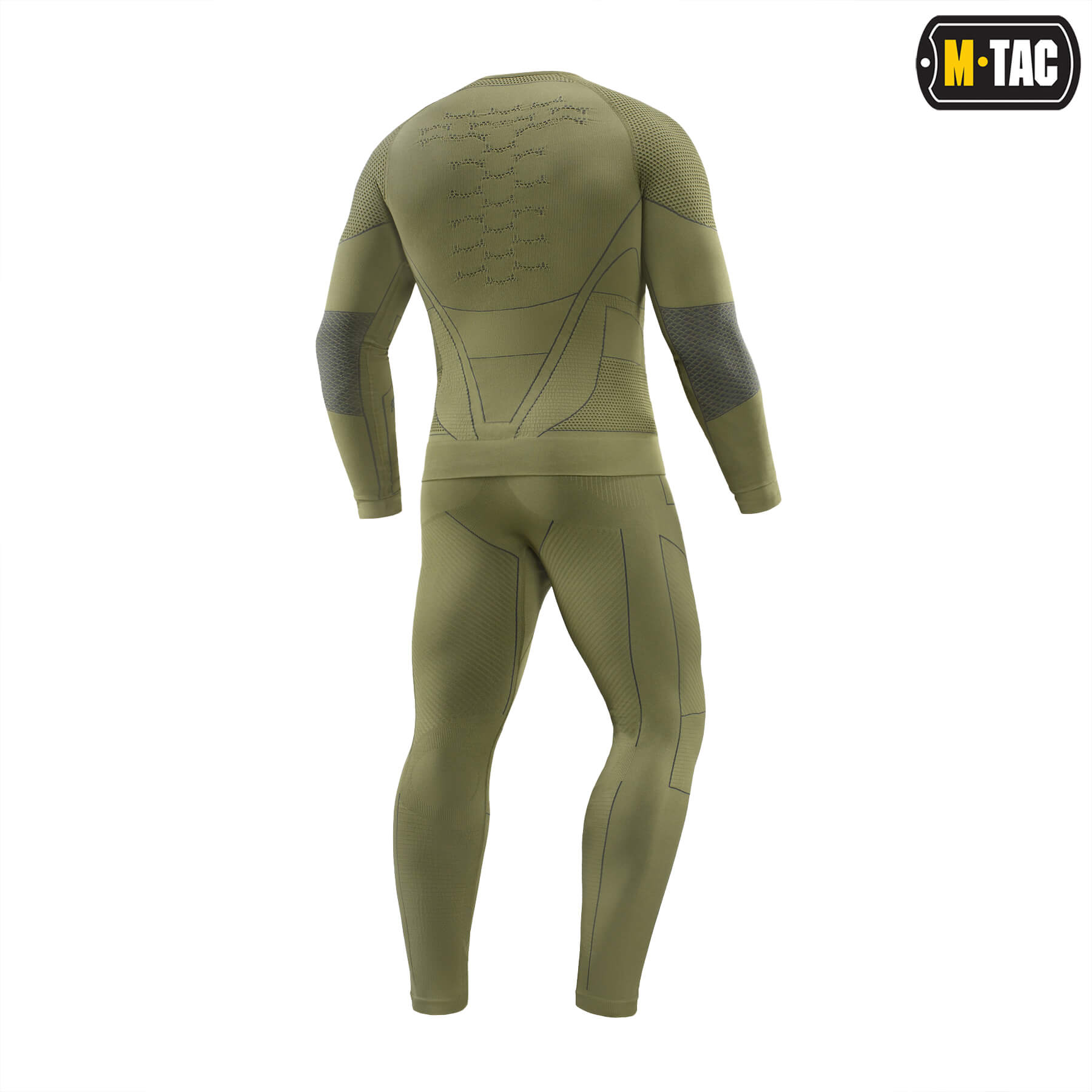 M-Tac терморубашка компрессионная Ranger Green/Dark Grey — 17