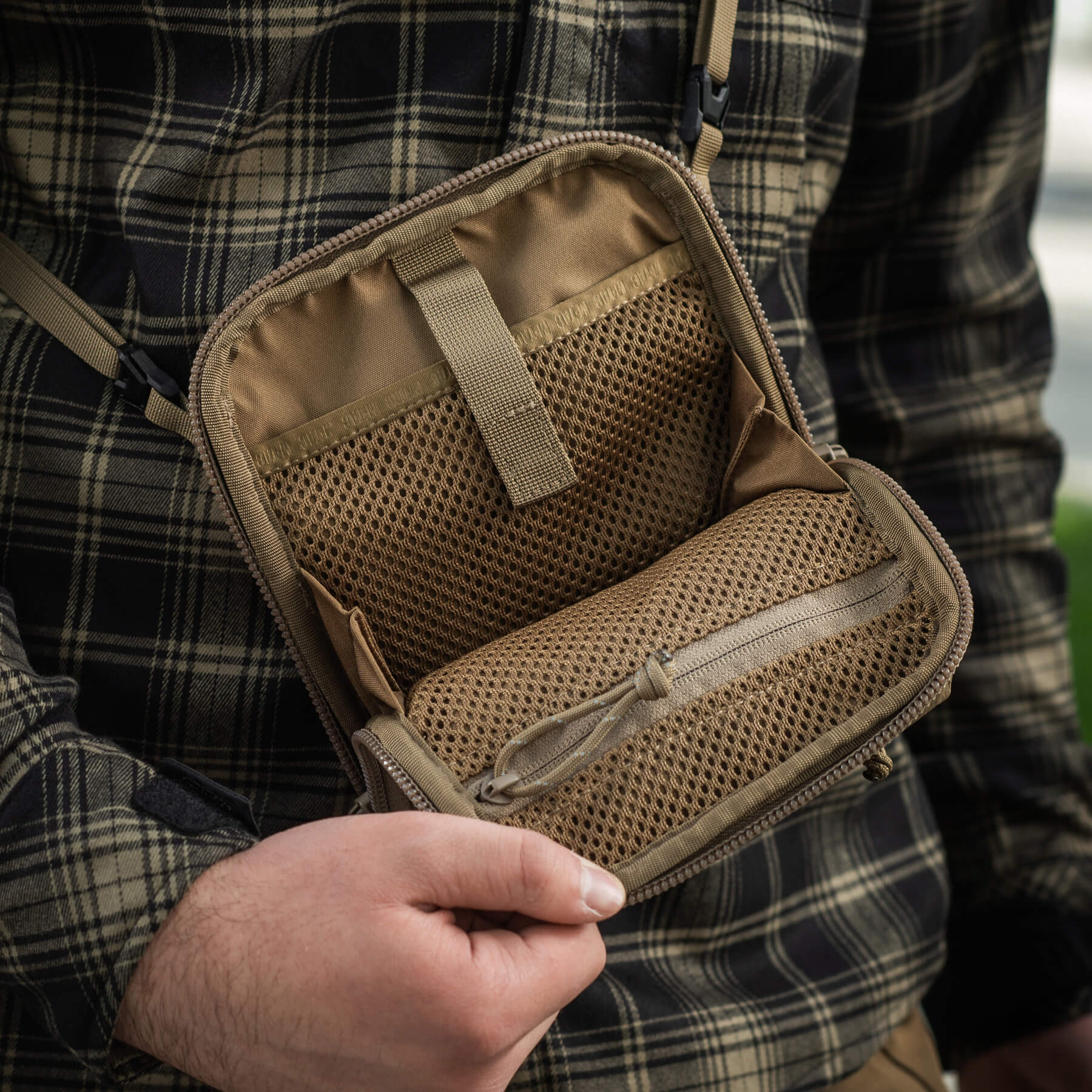 M-Tac сумка Pocket Bag Hardsling Lite-C Elite Coyote — 25
