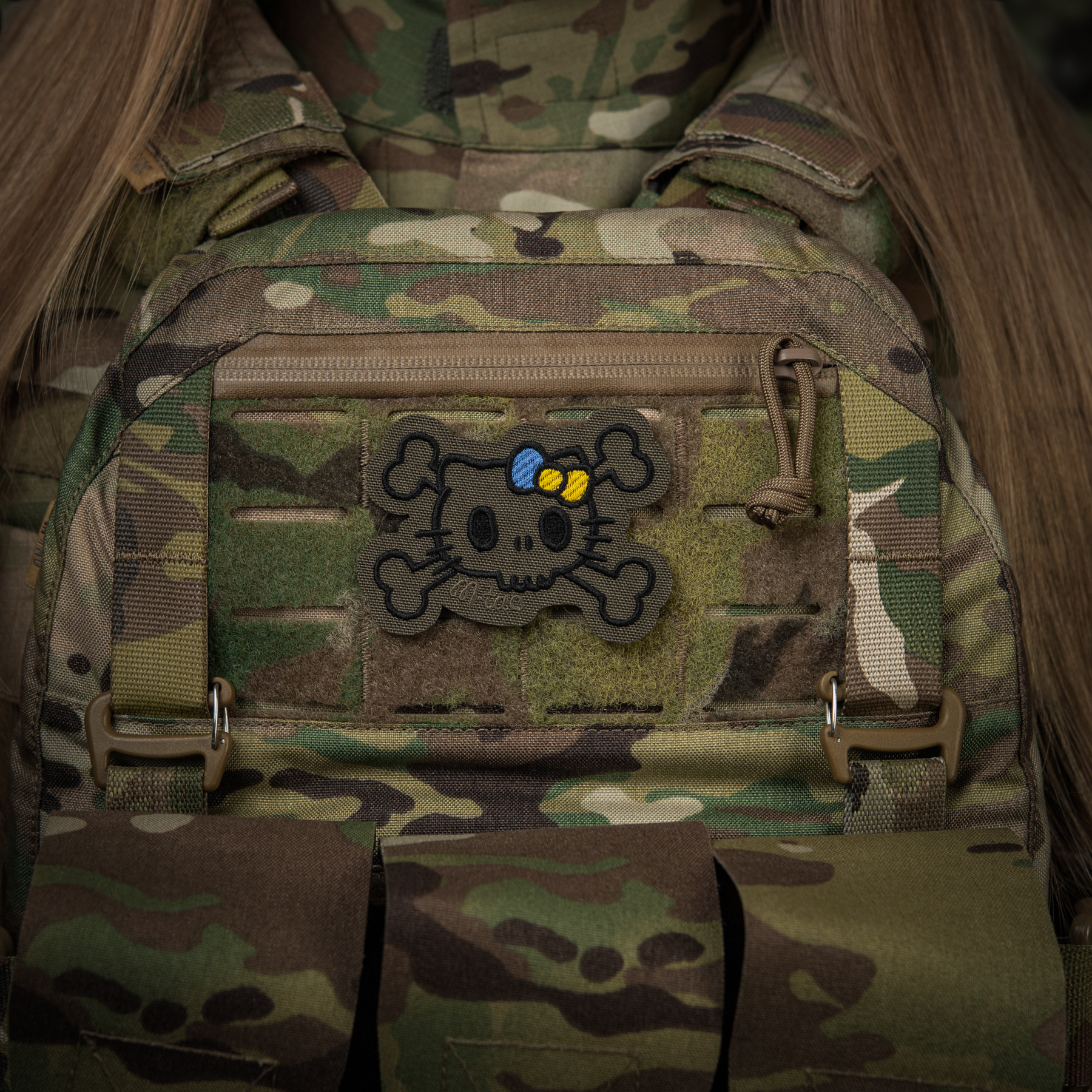 M-Tac нашивка KITTY контур (вышивка) Ranger Green — 7
