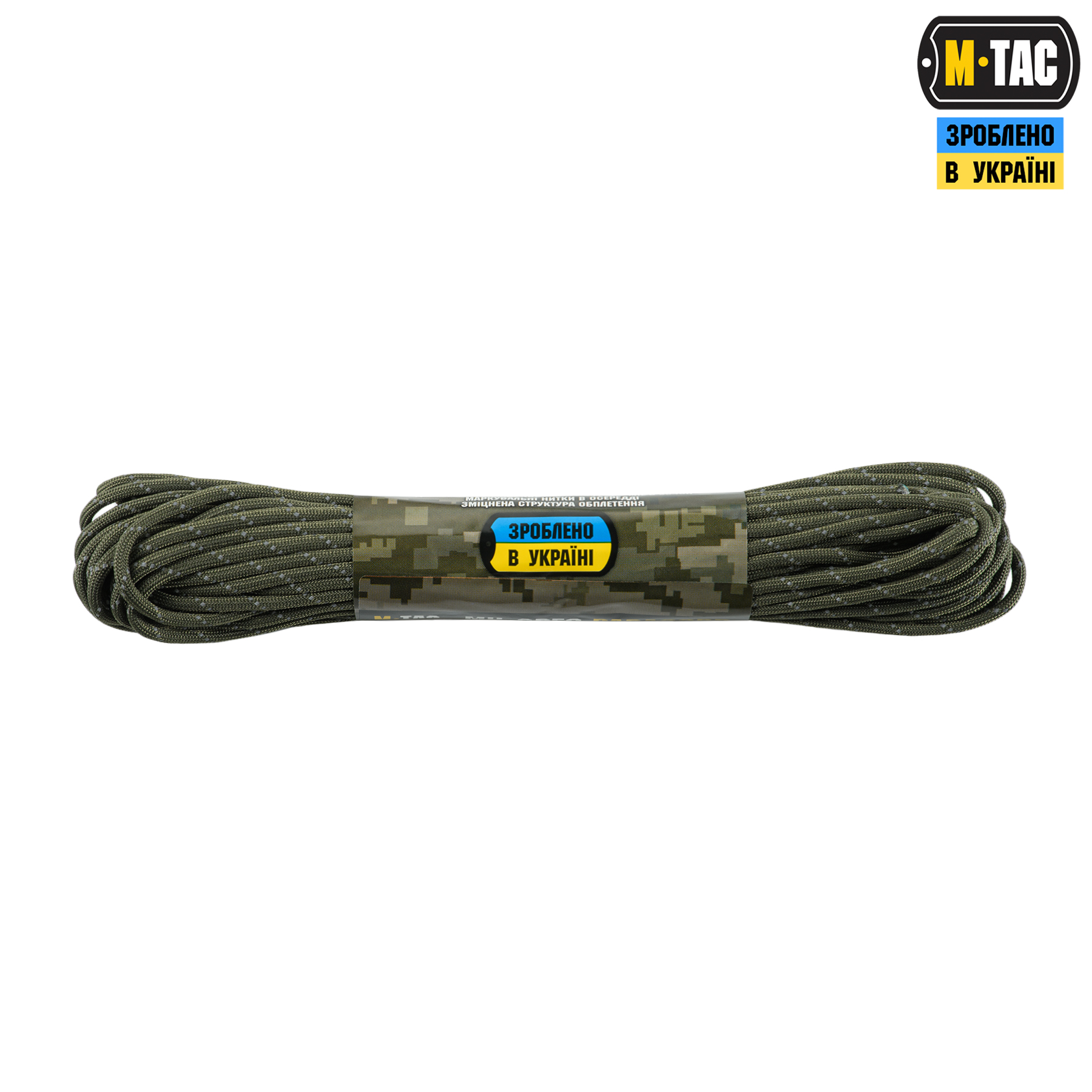 M-Tac паракорд 550 mil-spec 15m Ranger Green Reflective — 3