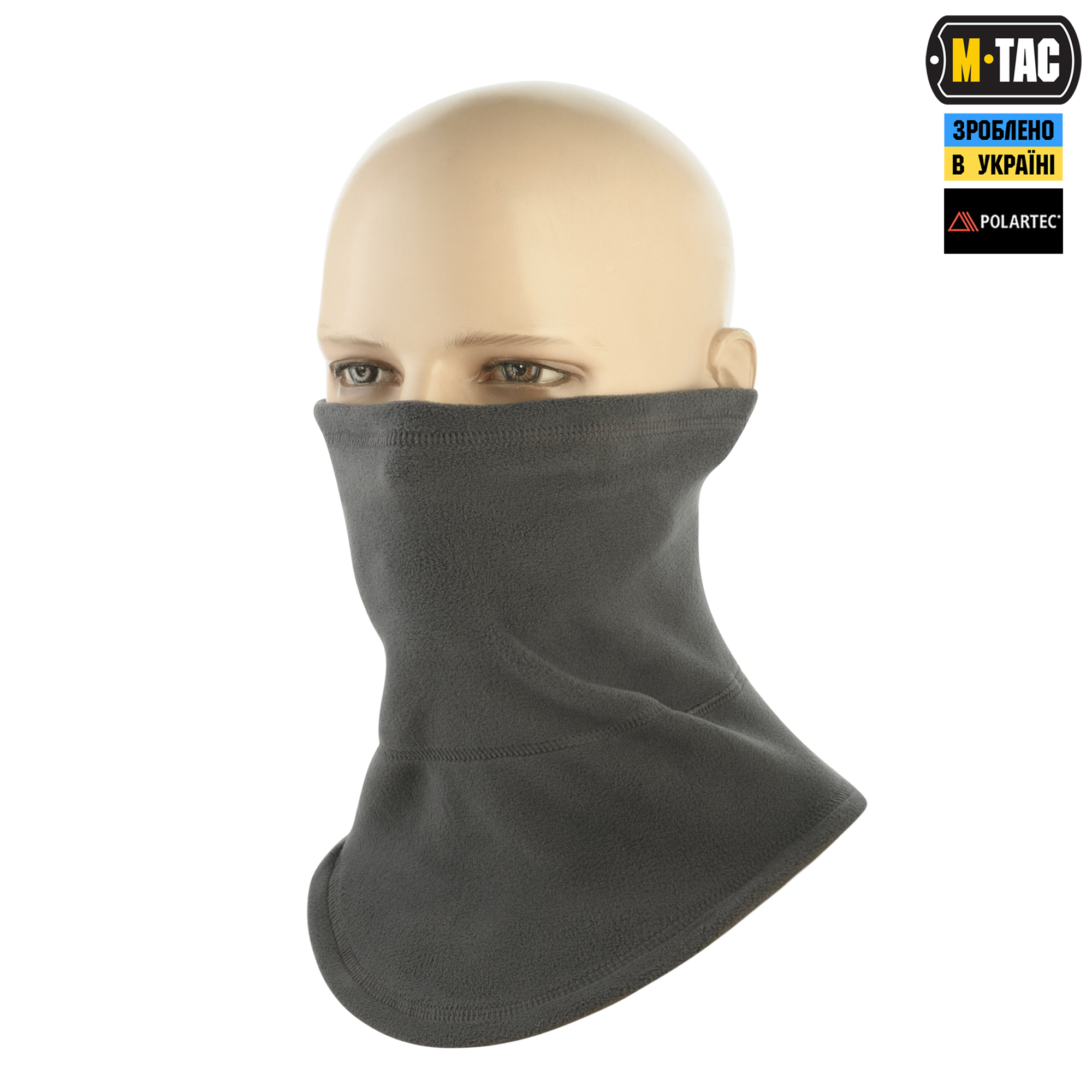 M-Tac шарф-труба анатомический Polartec Dark Grey () — 2