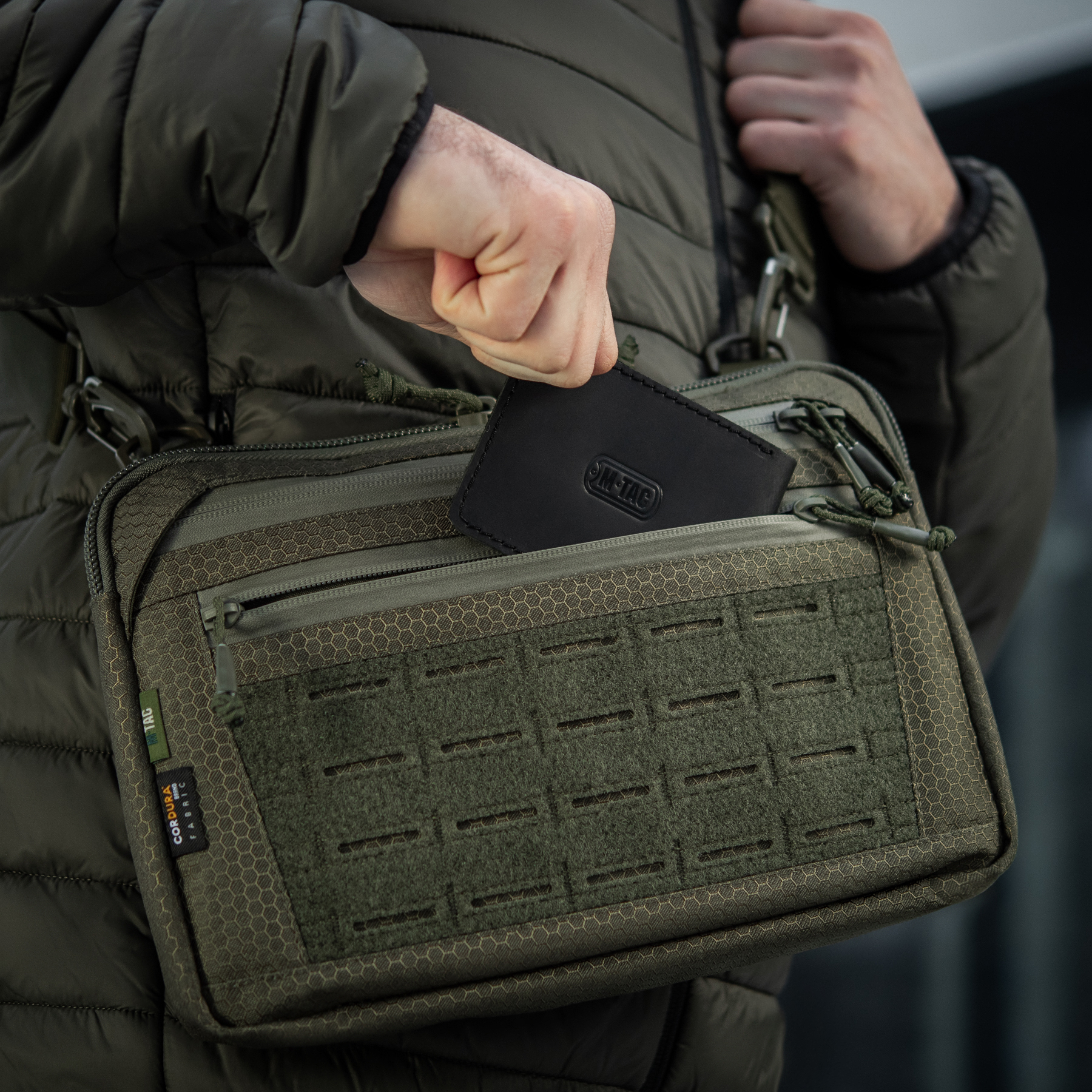 M-Tac сумка Admin Bag Medium Elite с липучкой Hex Ranger Green — 27