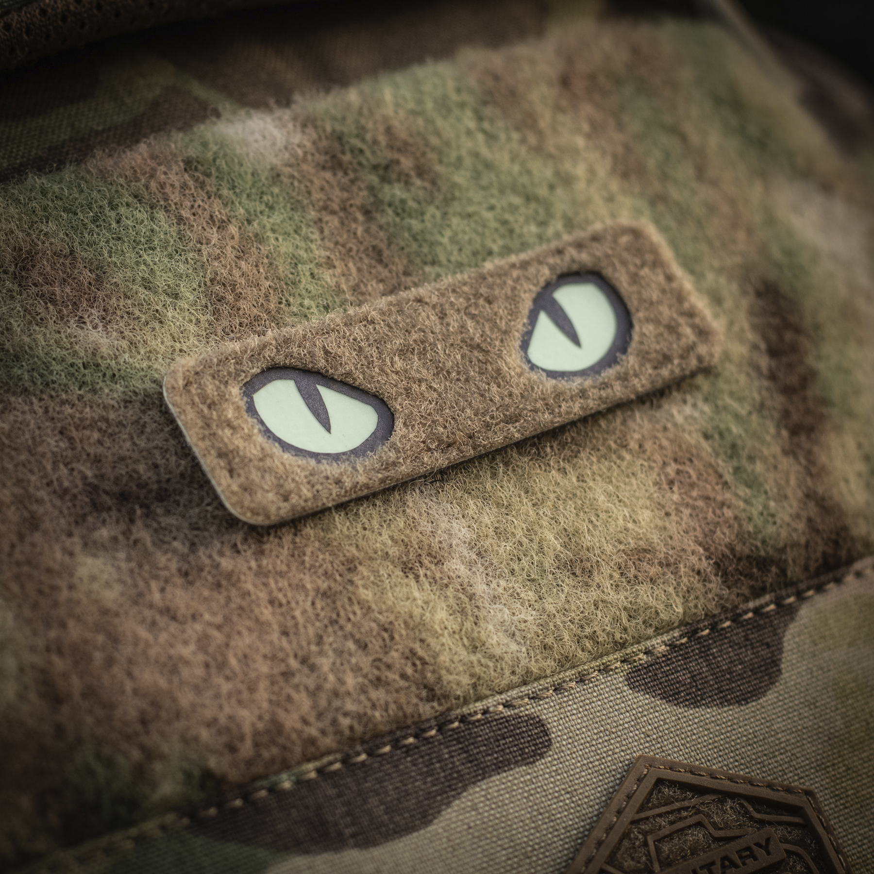 M-Tac нашивка Cat Eyes (Type 2) Laser Cut Coyote/GID — 10