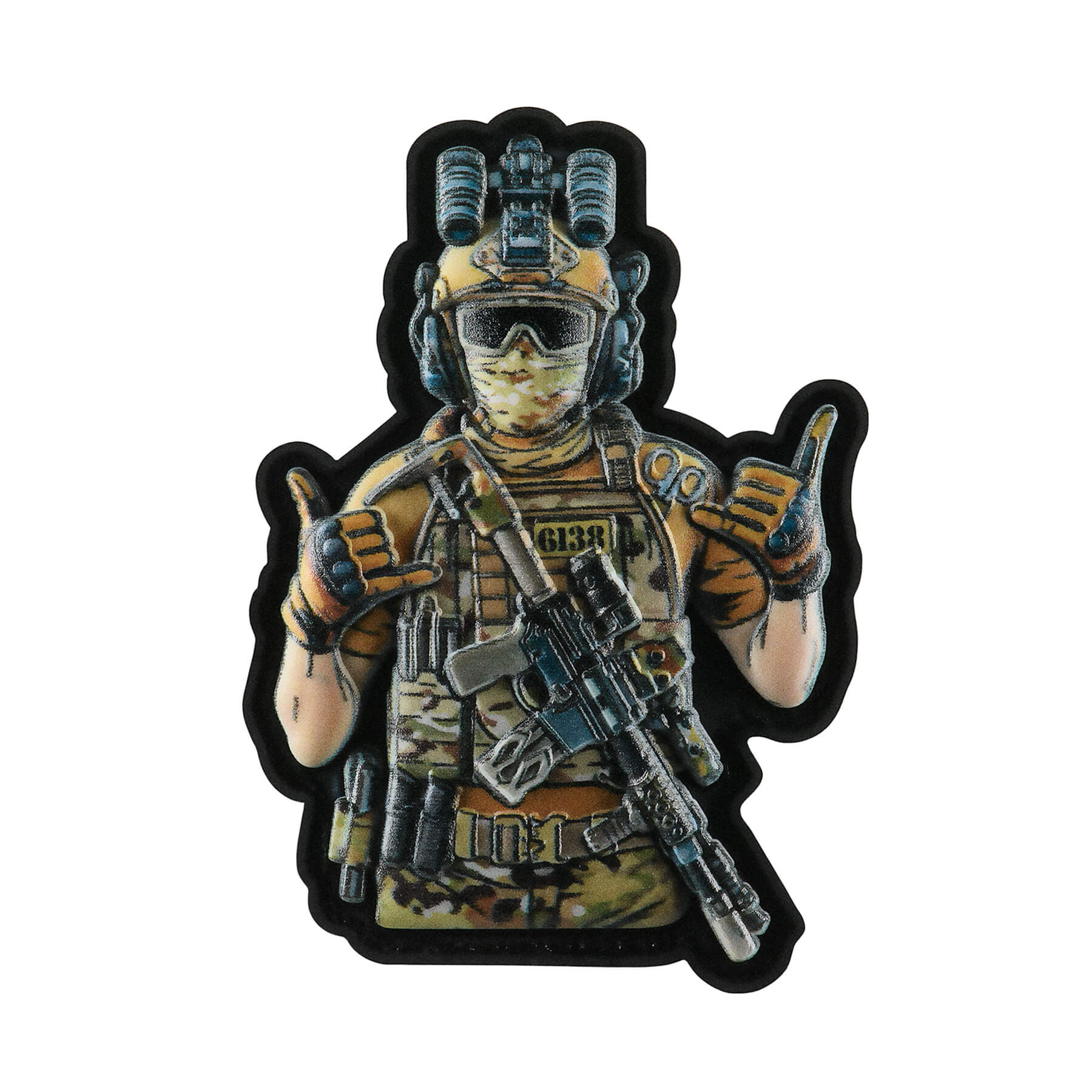 Нашивка Shaka Warrior PVC — 2
