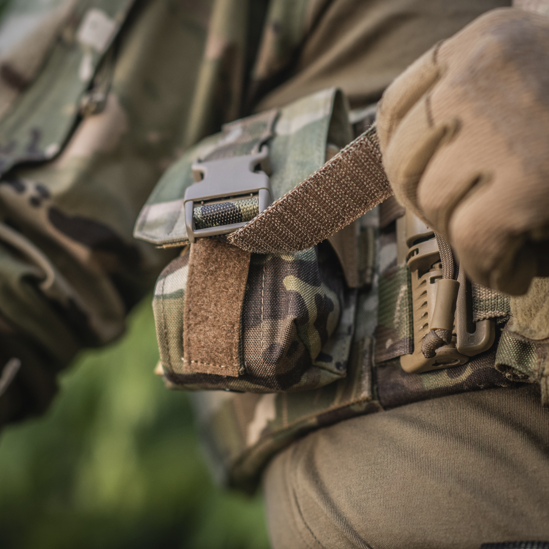 M-Tac подсумок для осколочной гранаты Laser Cut Multicam — 12