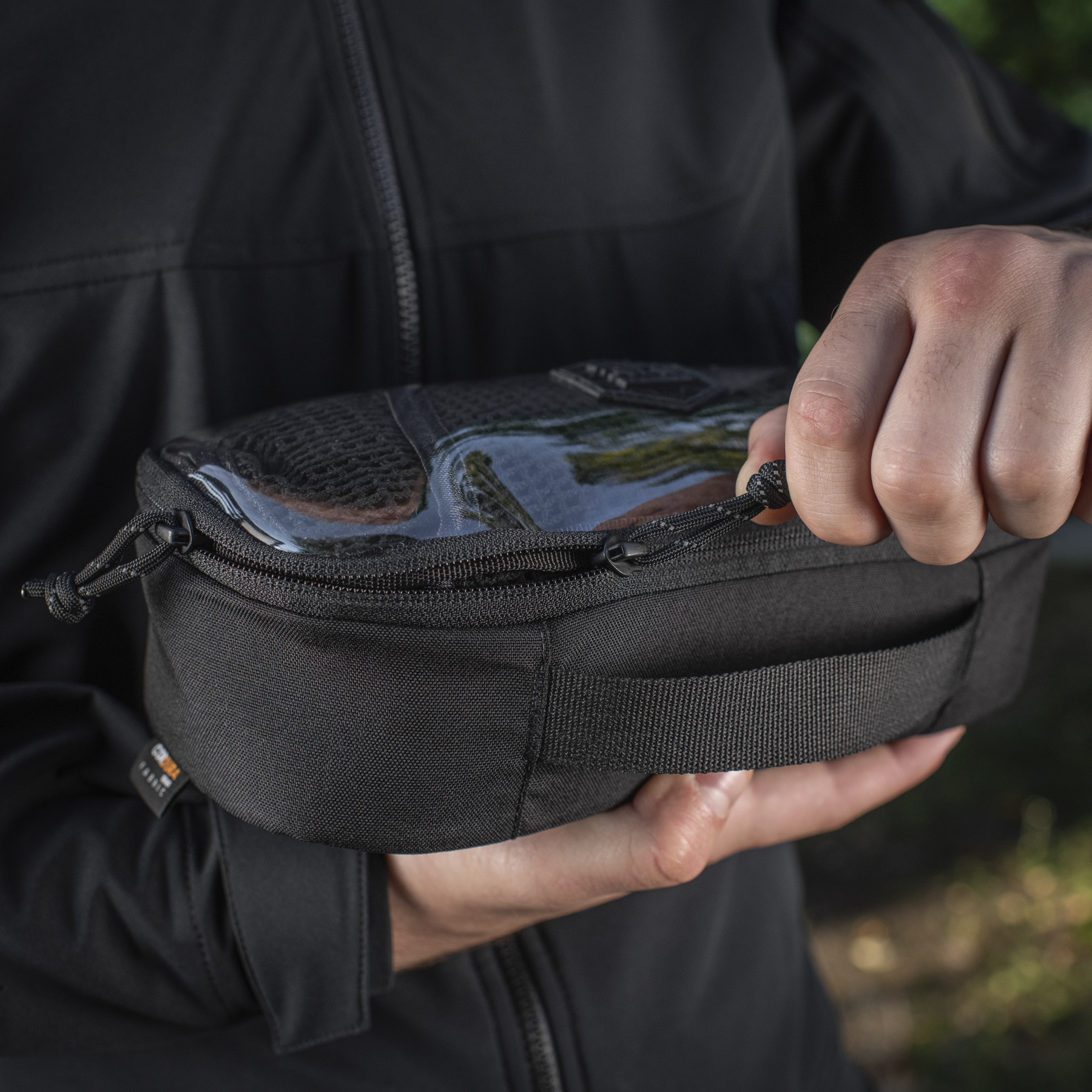 M-Tac органайзер утилитарный прозрачный Elite Medium Gen.II Black — 14