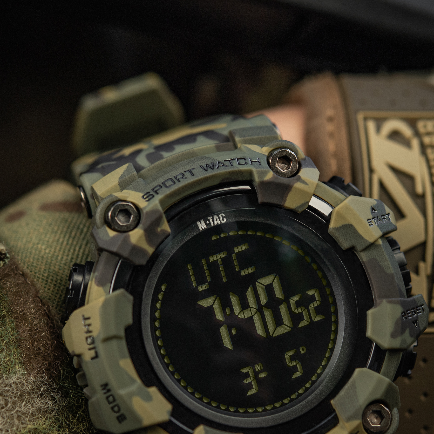 M-Tac часы тактические 2037 Camo — 15