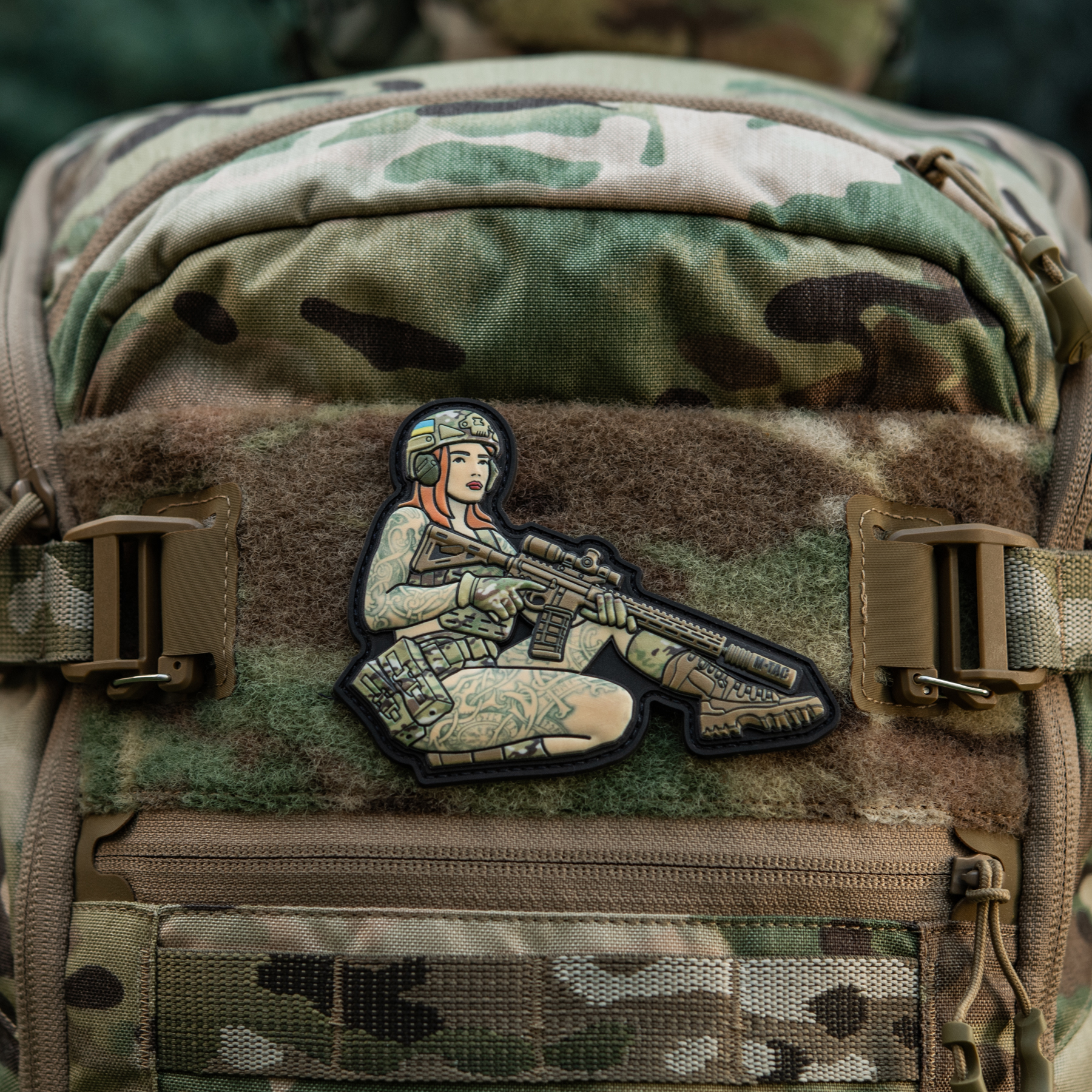 M-Tac нашивка girl №2 Skandinavik PVC MC — 13