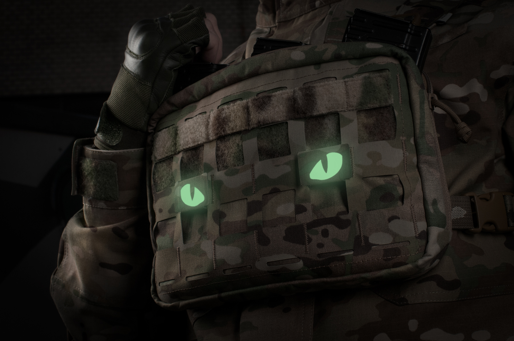 M-Tac нашивка Tiger Eyes Laser Cut (пара) Multicam — 6