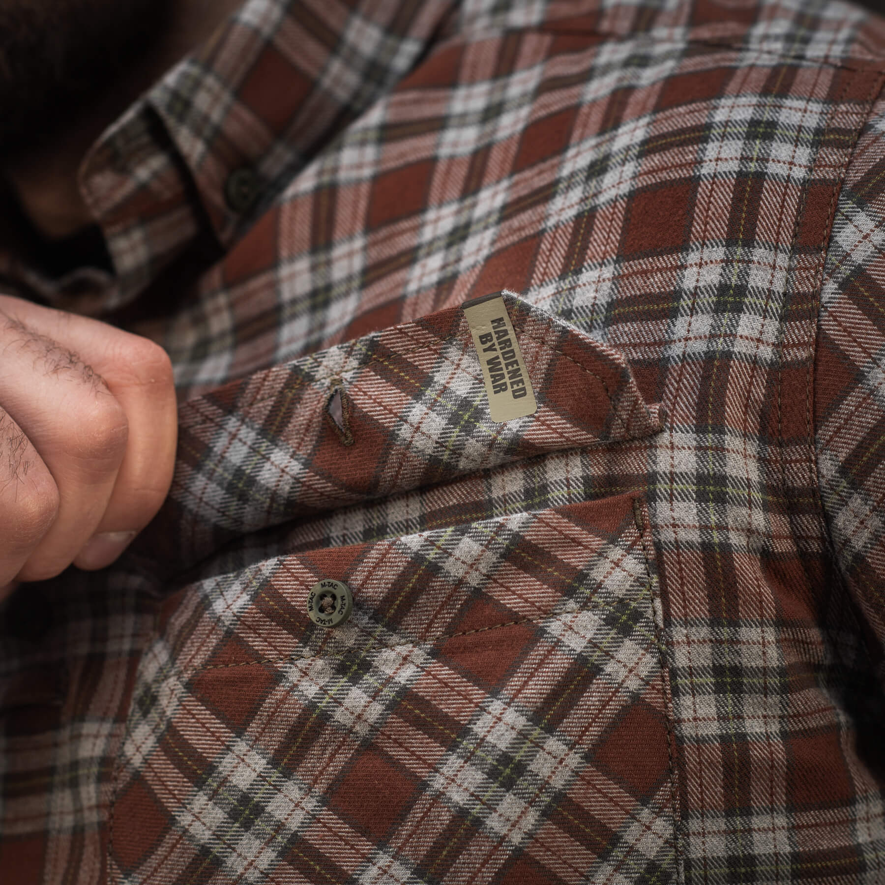 M-Tac рубашка Lumberjack Cotton Shirt Brown/Grey — 24