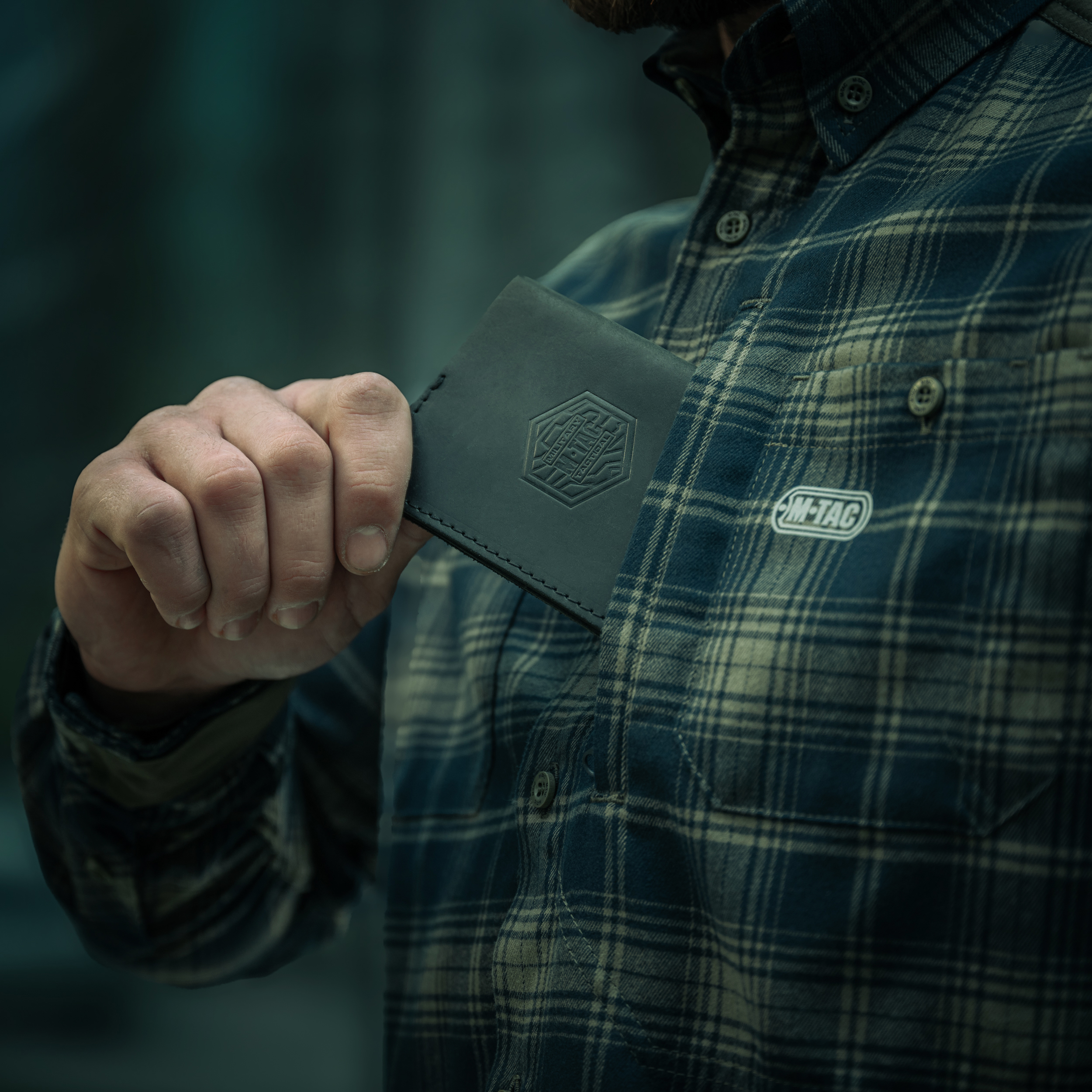 M-Tac рубашка Redneck Shirt Olive/Navy Blue — 17