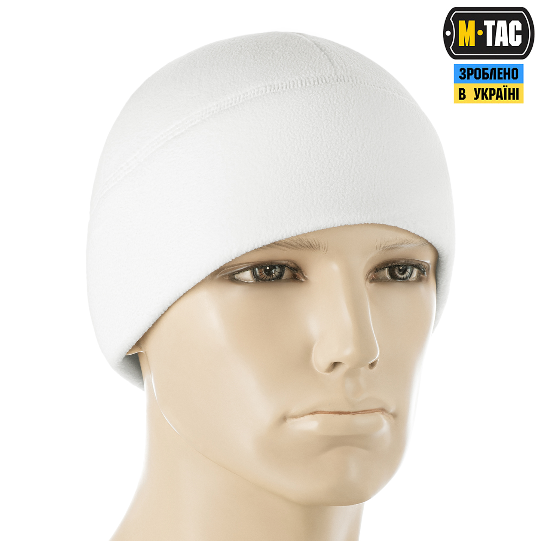 M-Tac шапка Watch Cap Elite флис (320г/м2) White — 4