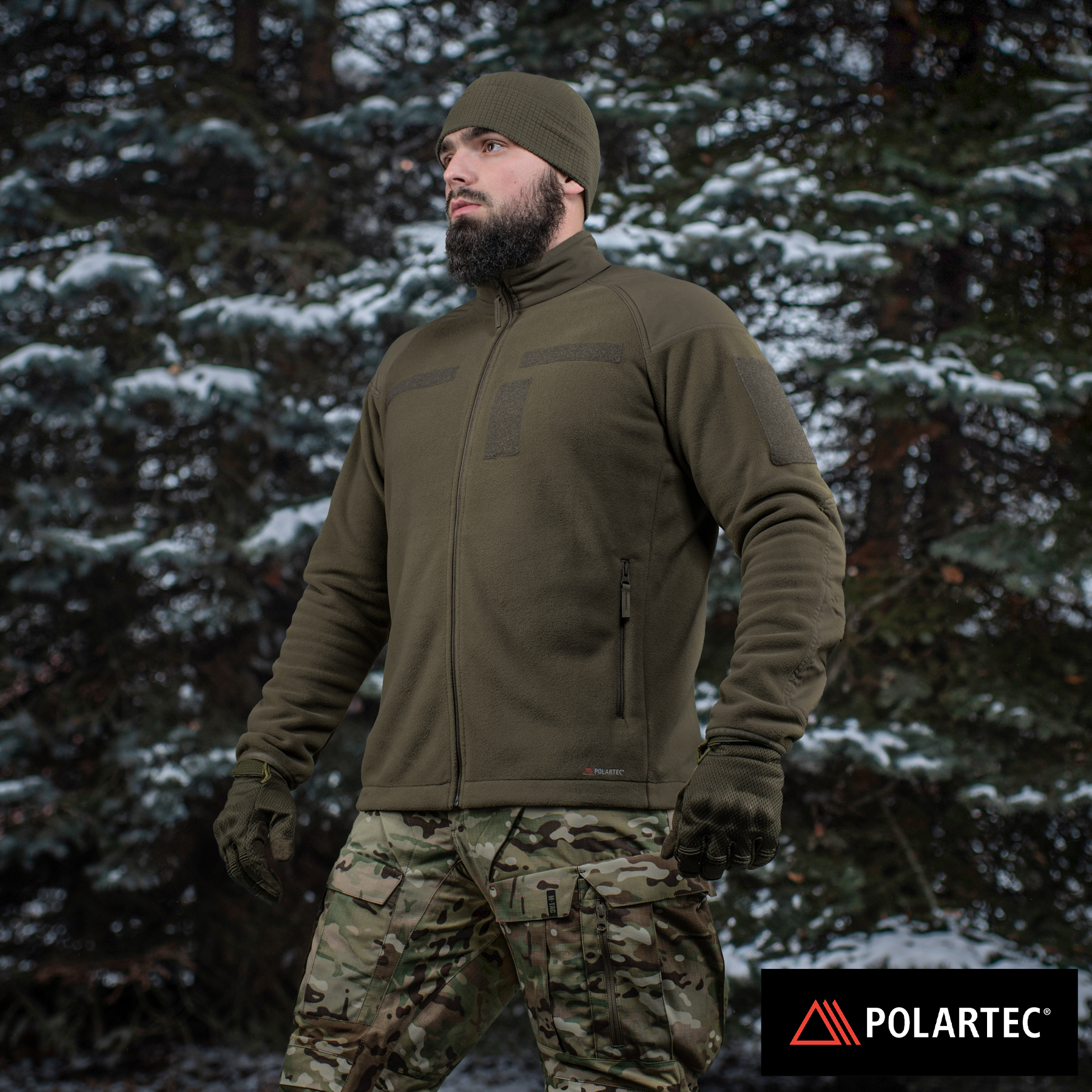 M-Tac куртка Combat Fleece Polartec Jacket Dark Olive — 9