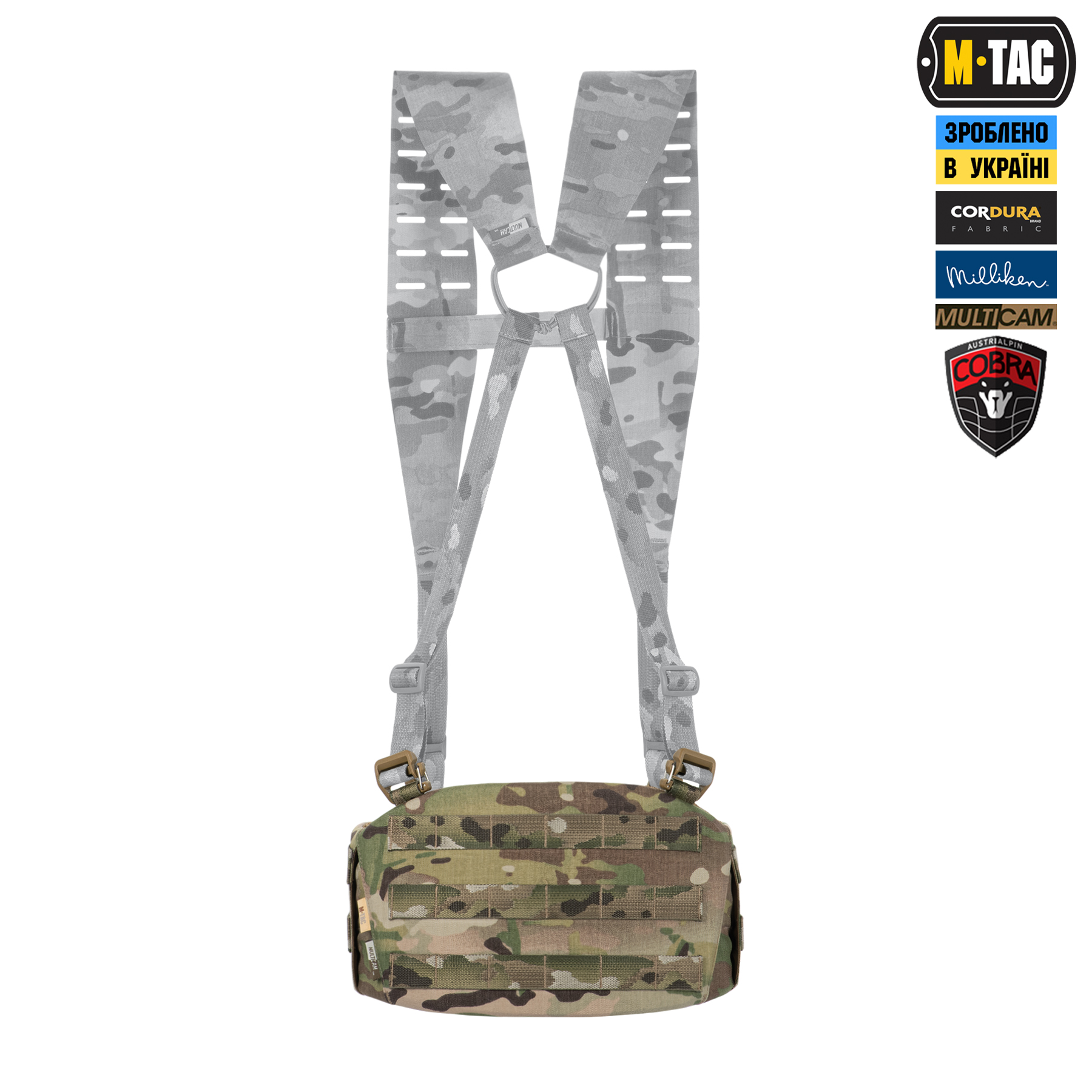 M-Tac пояс тактический War Belt ARMOR Tegris D-Ring Cobra Multicam — 8