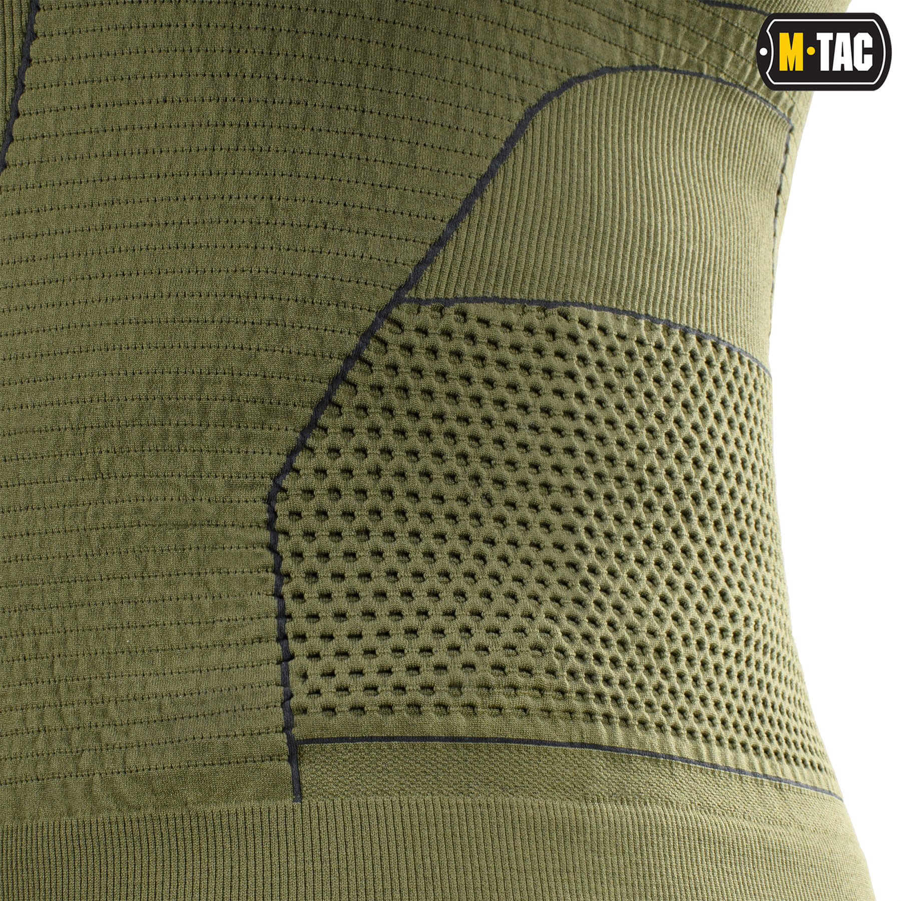 M-Tac терморубашка компрессионная Ranger Green/Dark Grey — 13