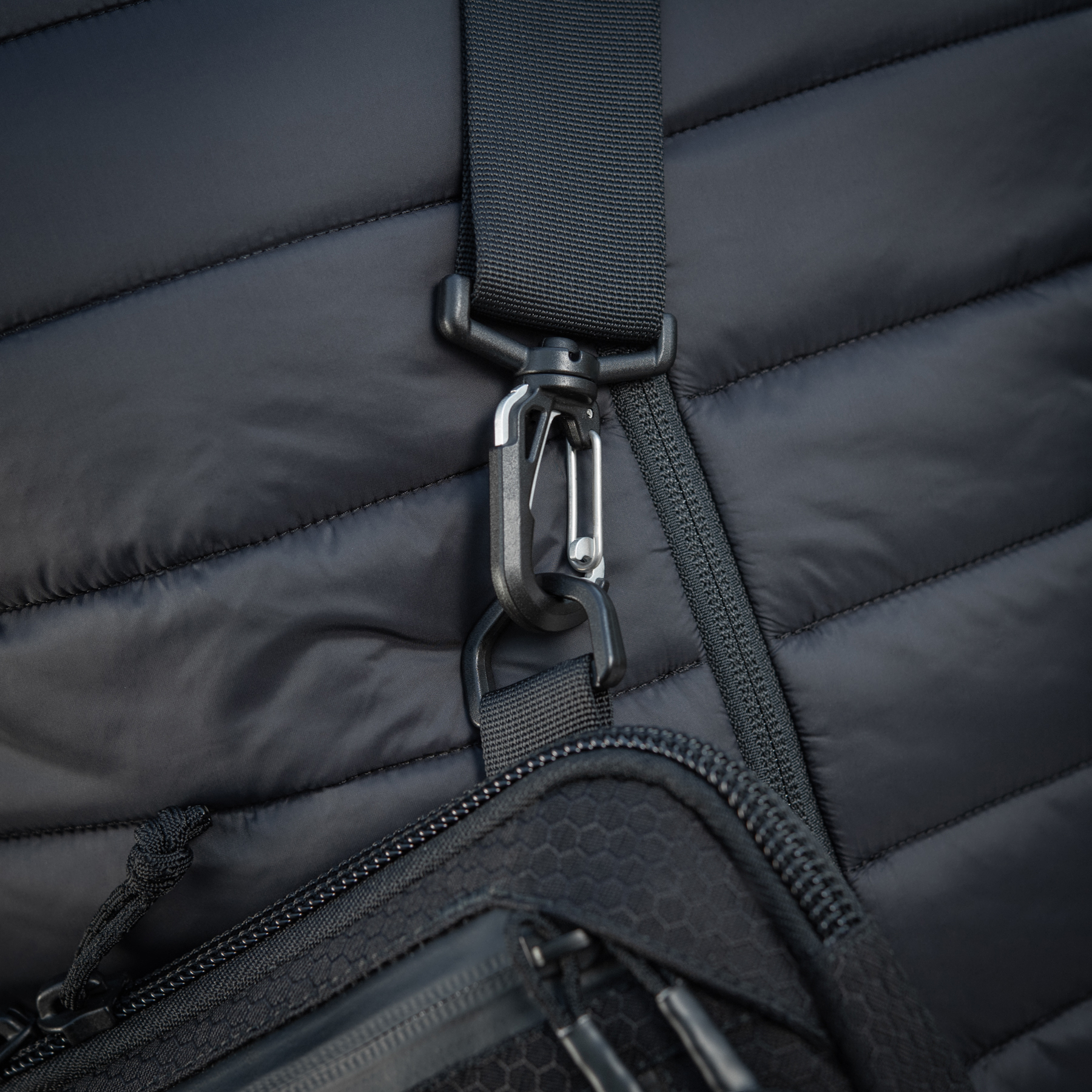 M-Tac сумка Admin Bag Medium Elite с липучкой Hex Black — 21