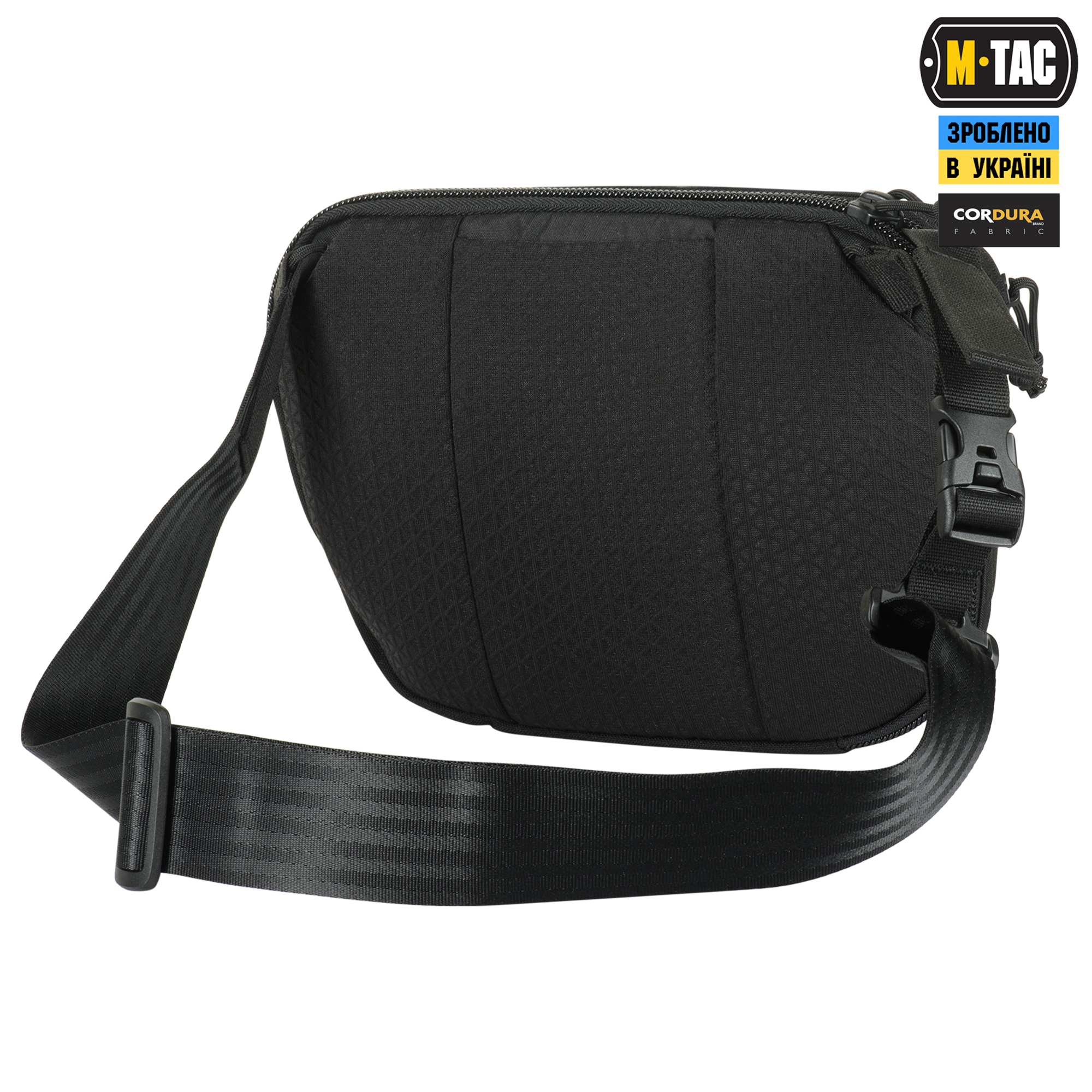M-Tac сумка Sphaera Hex Hardsling Bag Large с липучкой Elite Multicam Black/Black — 5