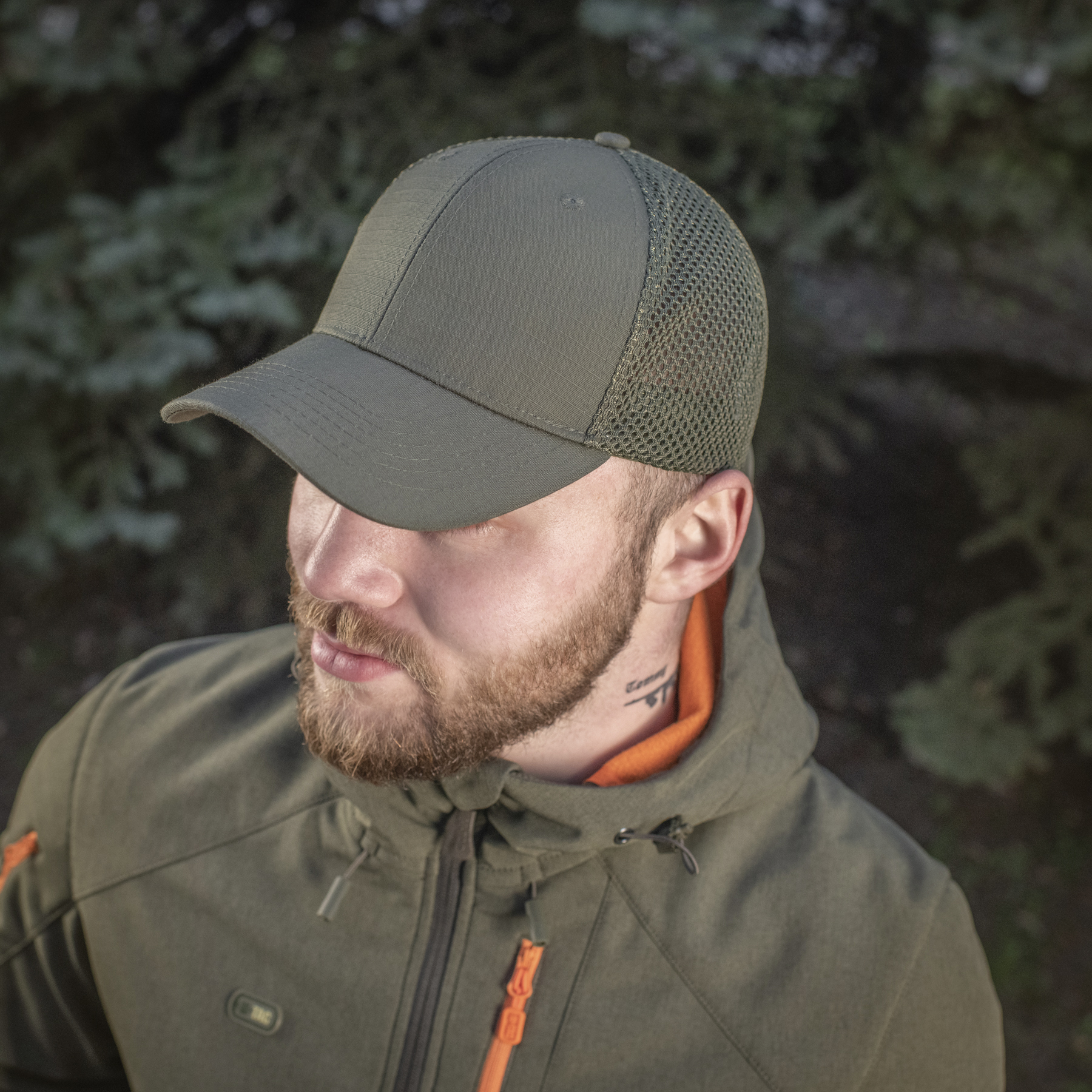 M-Tac бейсболка с сеткой Flex рип-стоп Army Olive — 7