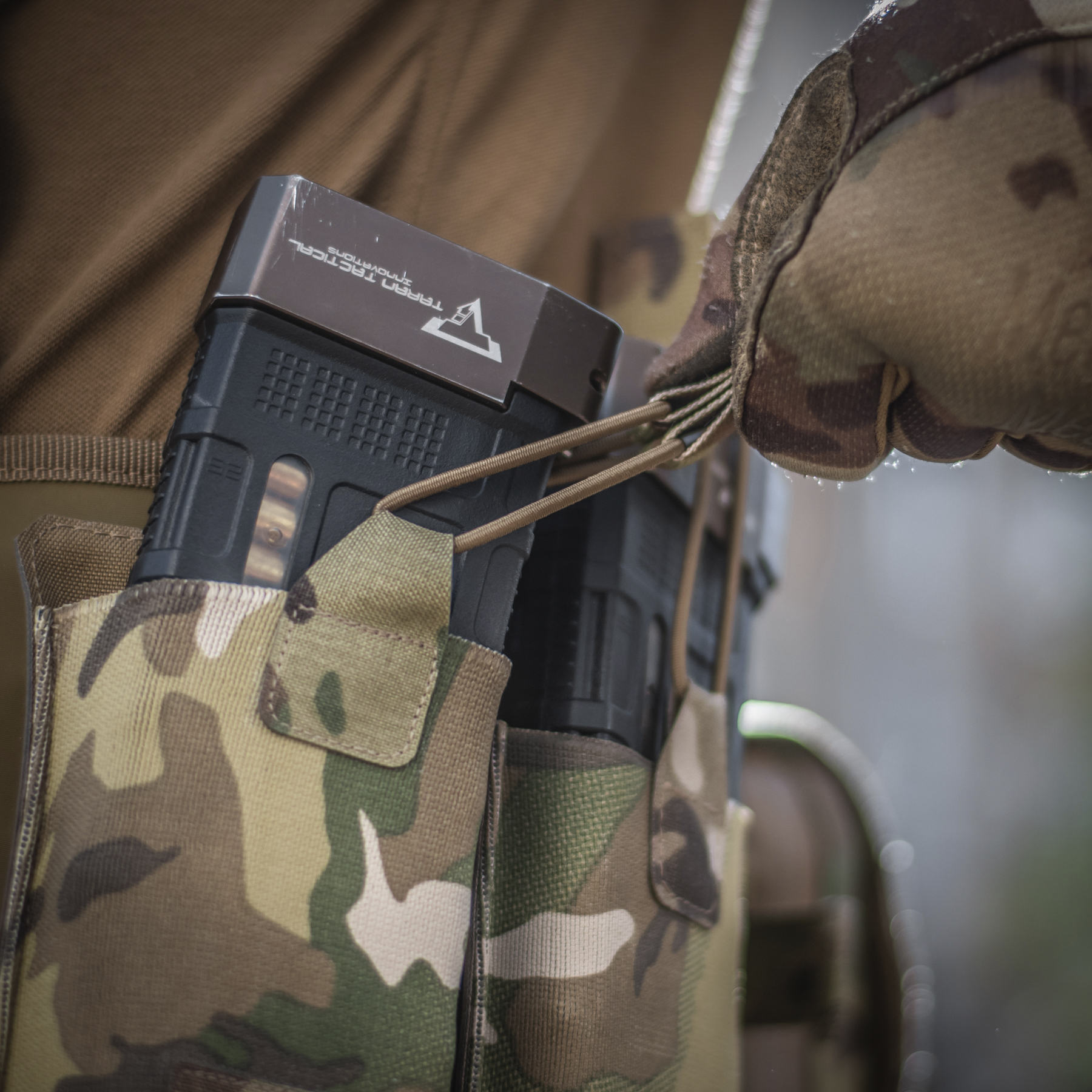 M-Tac подсумок эластичный на 1 магазин Elite Laser Cut Multicam — 7