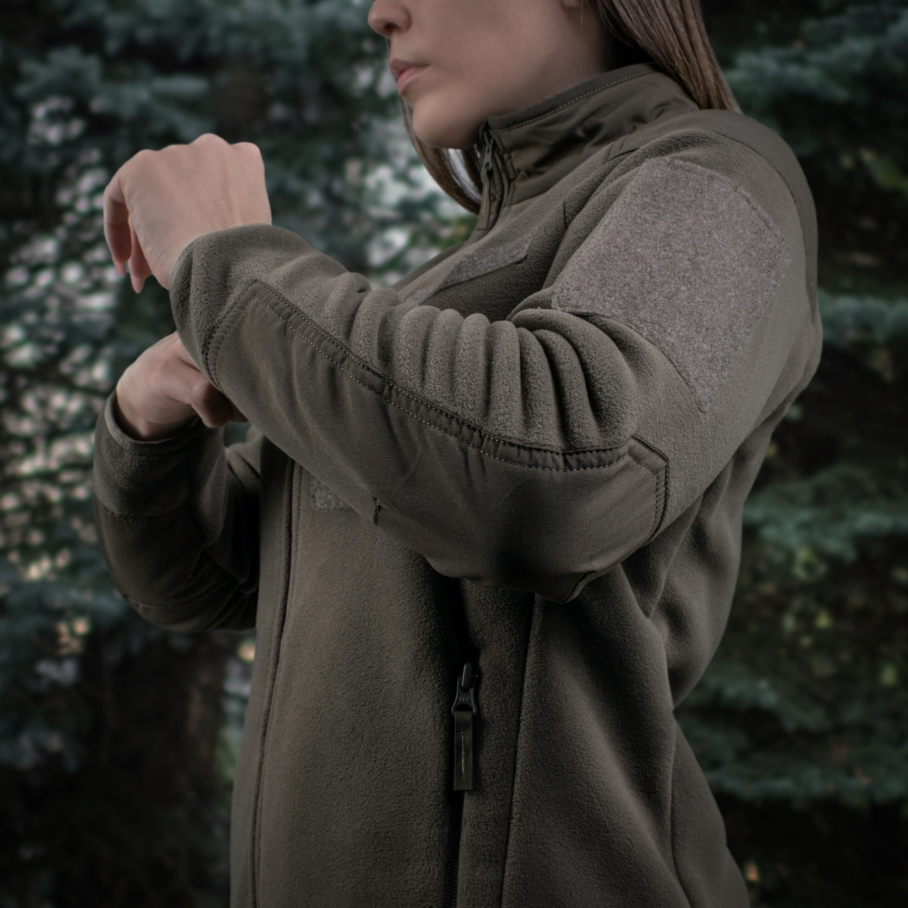 M-Tac куртка Combat Fleece Polartec Jacket Lady Dark Olive — 13