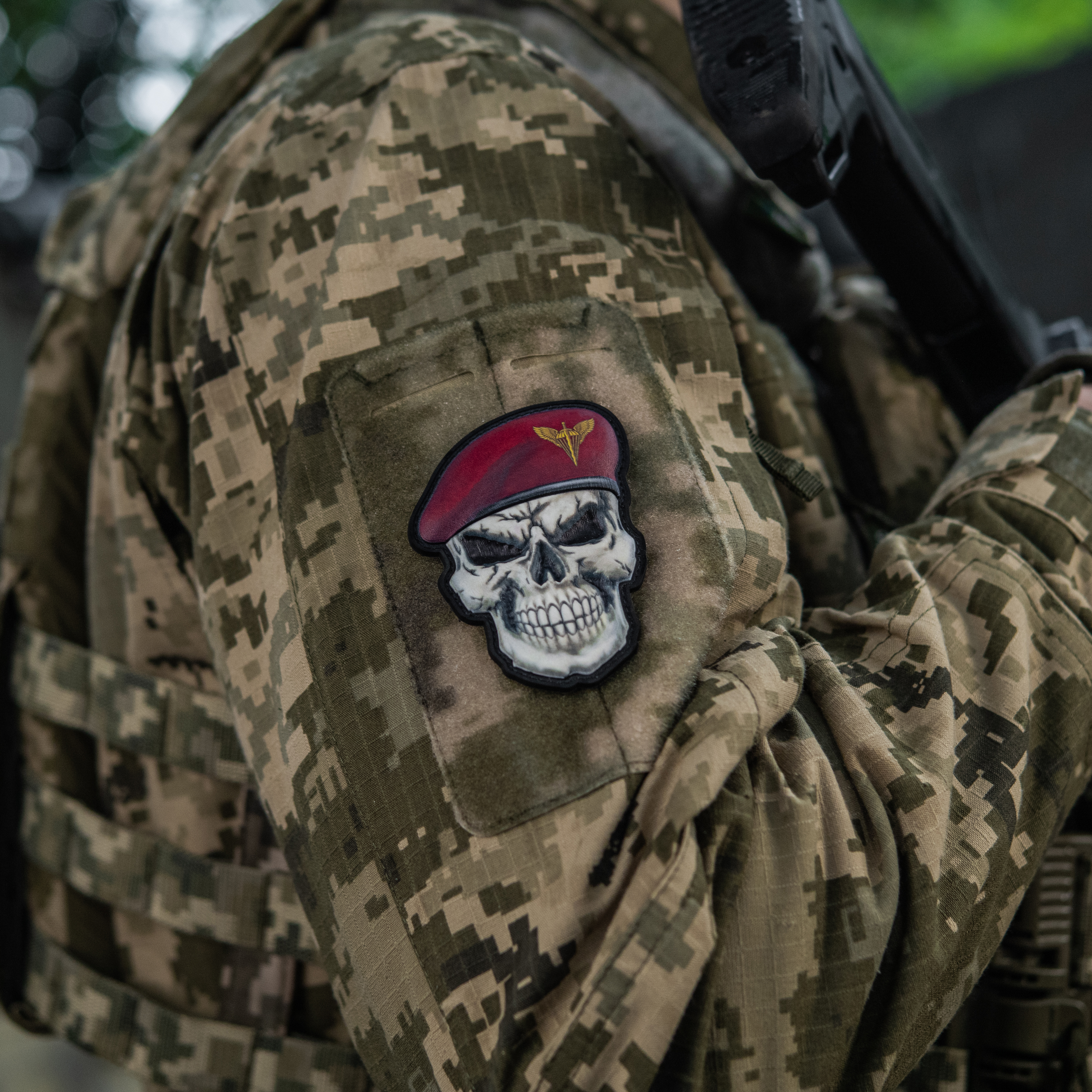 Нашивка Череп у береті (Десантно-Штурмові війська) — 5