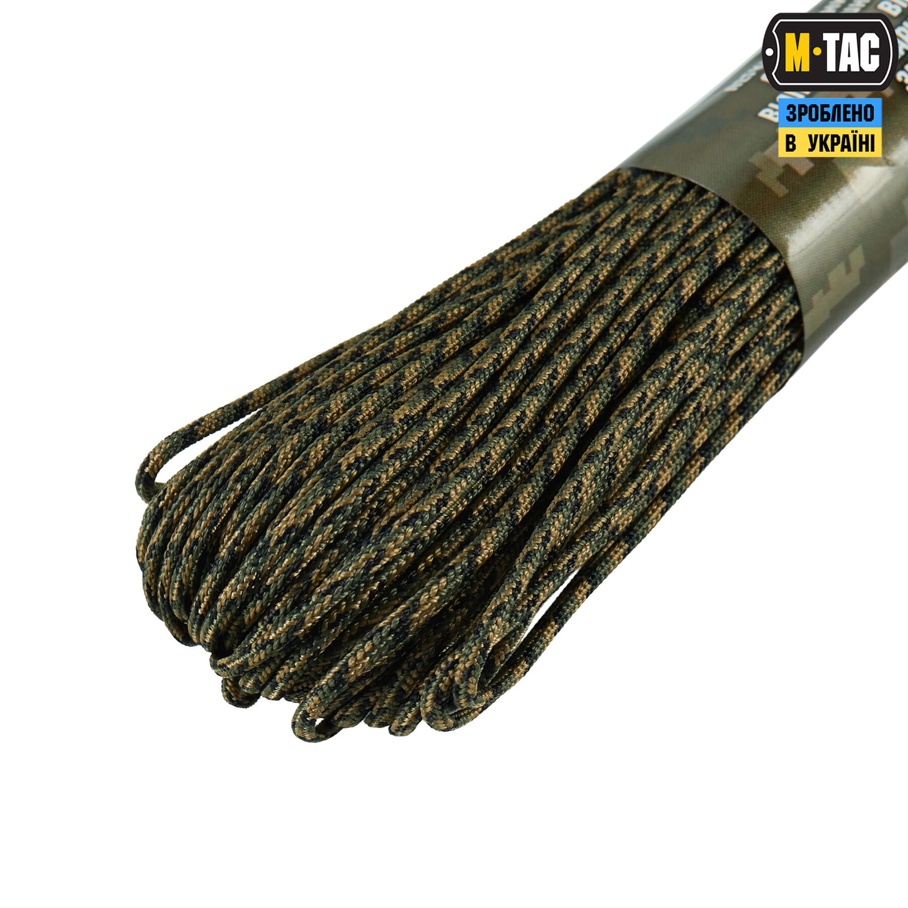 M-Tac паракорд Minicord Mil-Spec 30m Woodland Marpat — 4