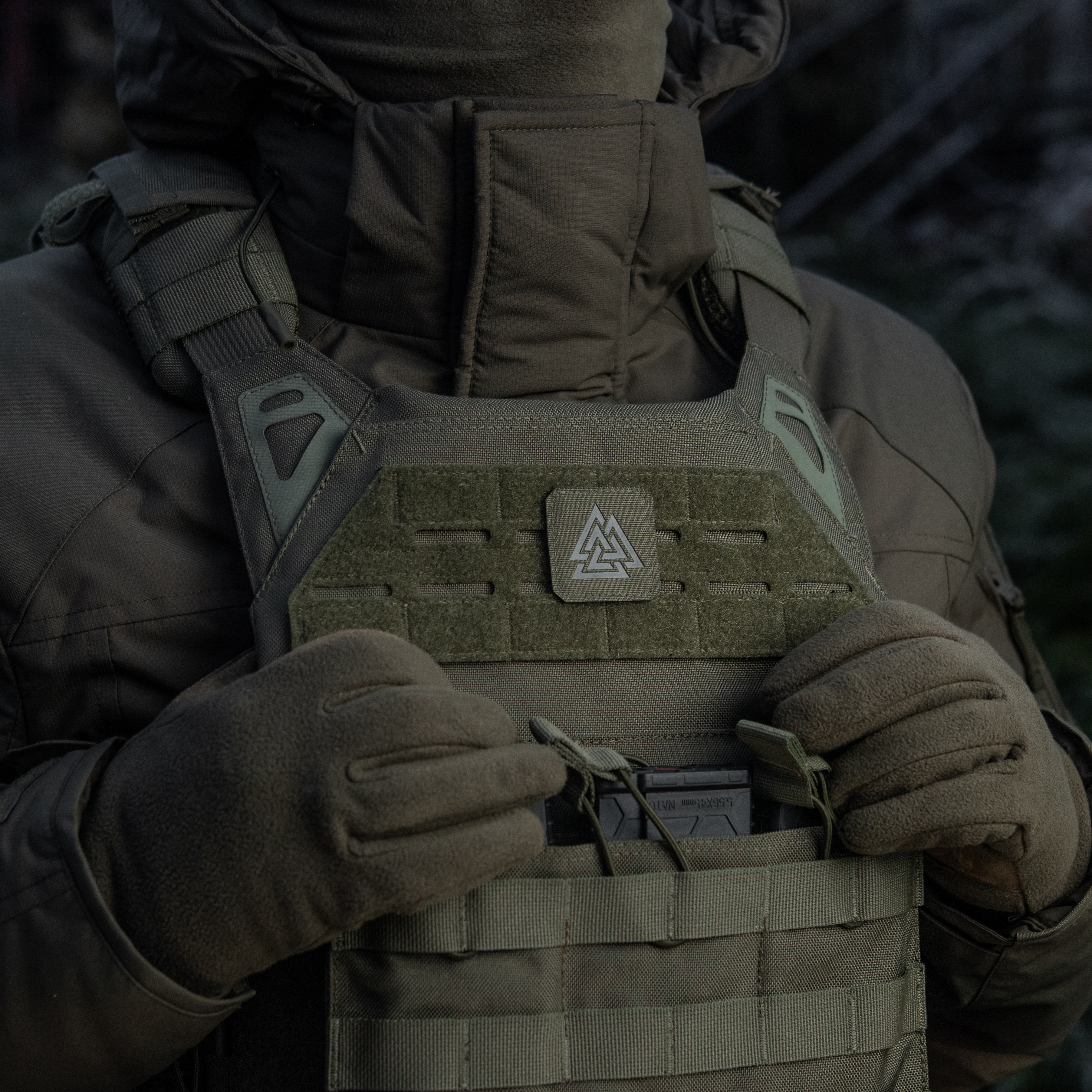 M-Tac нашивка Валькнут Laser Cut Ranger Green/Black — 4