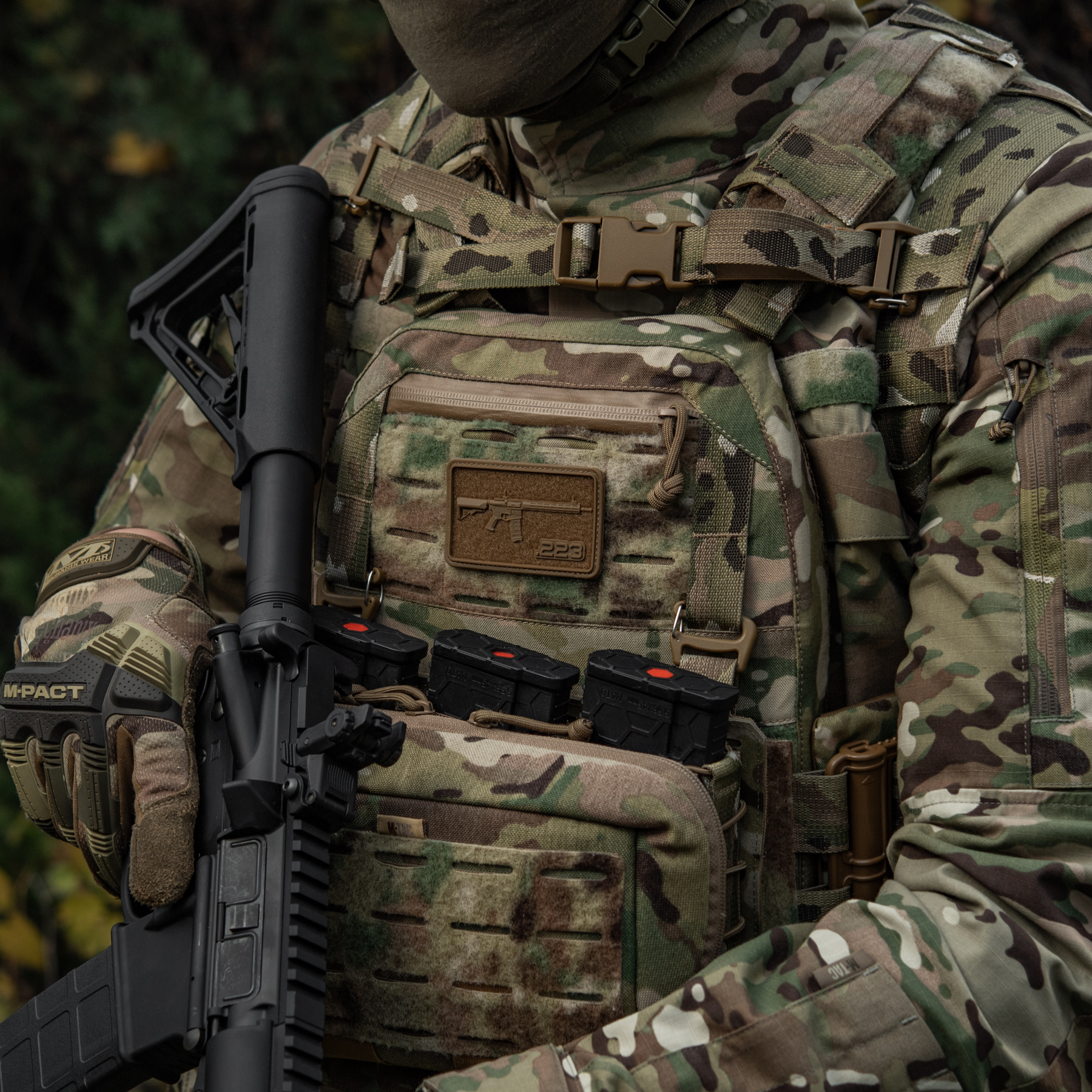 M-Tac нашивка AR-15 Velcro/PVC Coyote — 4