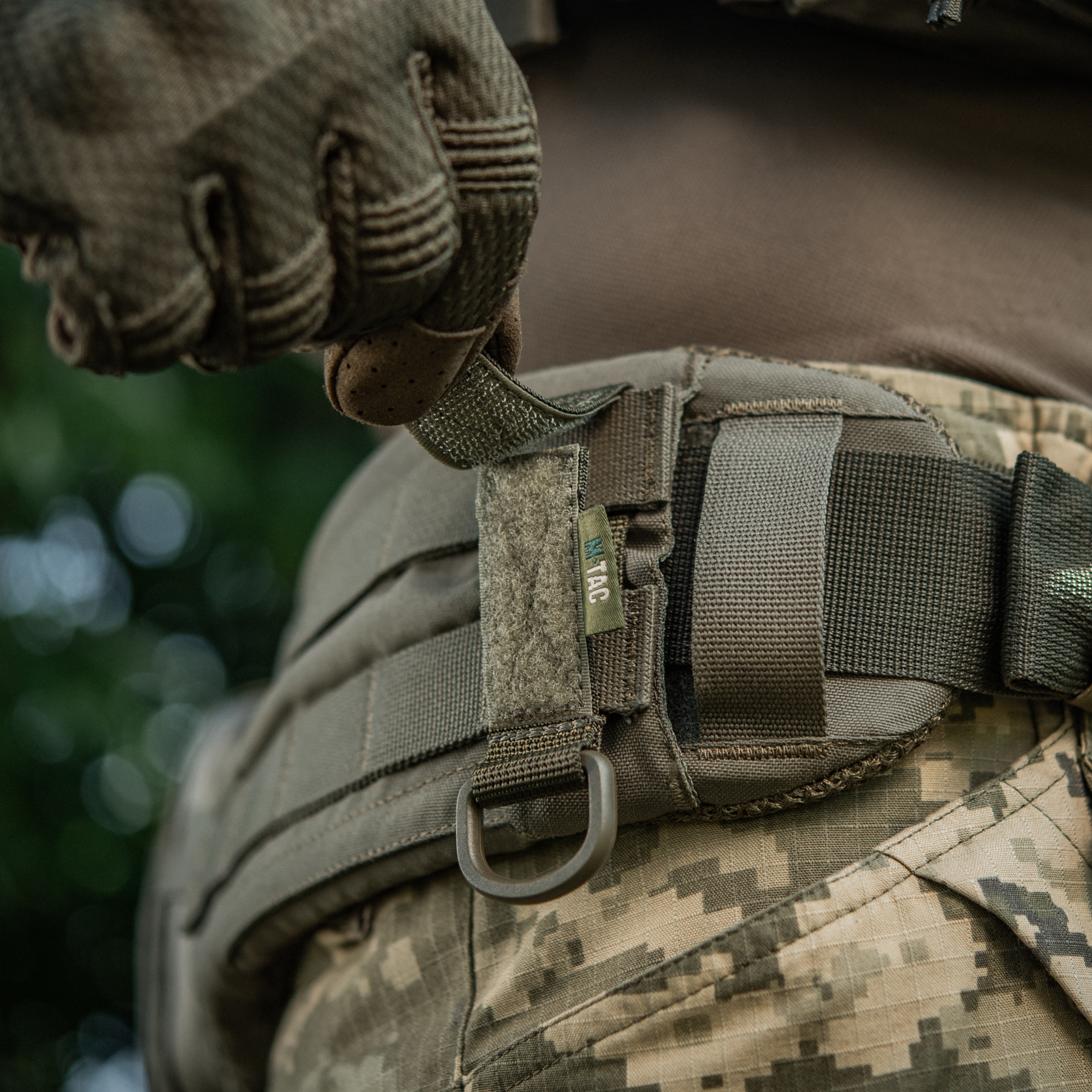 M-Tac крепление с D-кольцом Ranger Green — 11