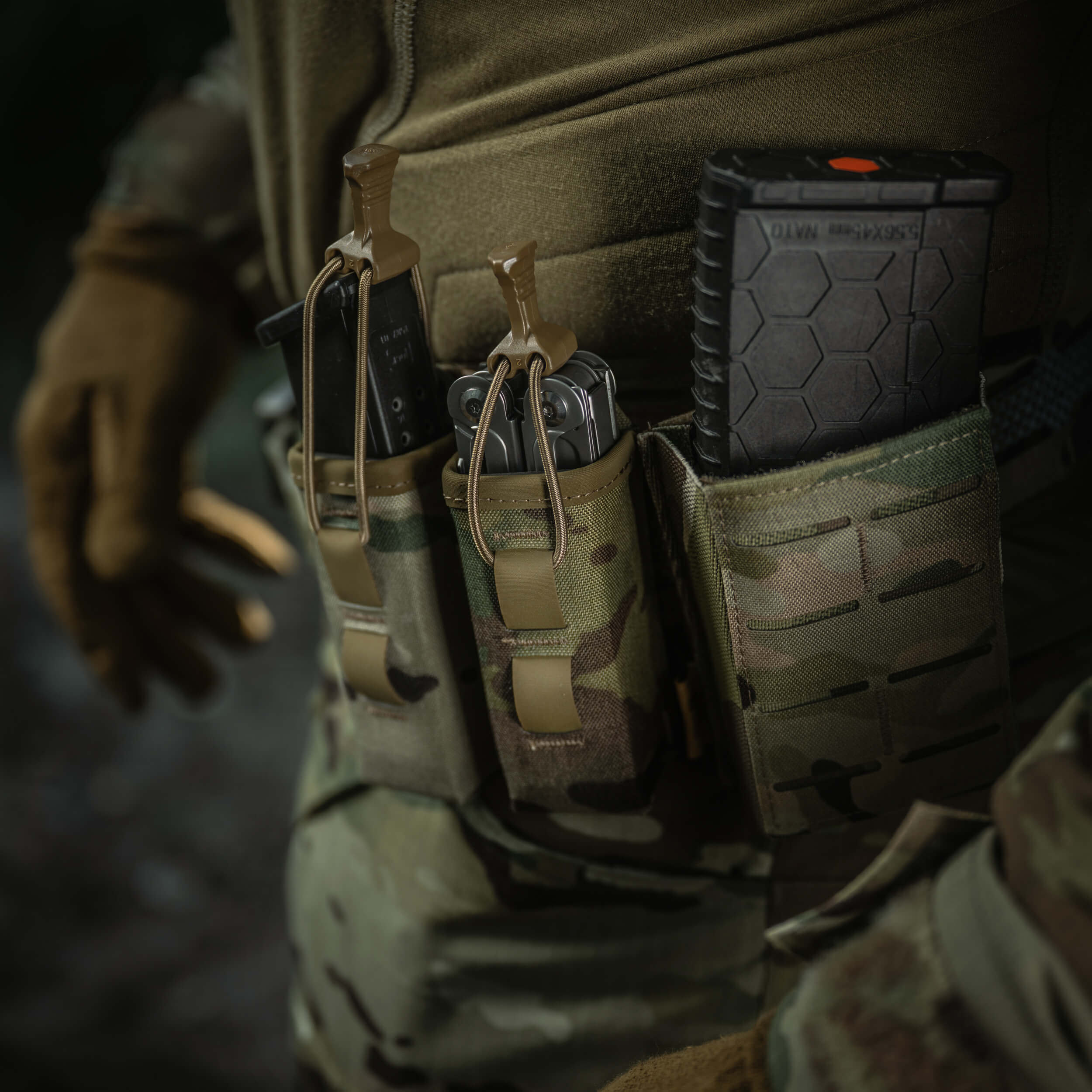 M-Tac подсумок для пистолетного магазина/мультитула Elite Gen ІІ Multicam — 13