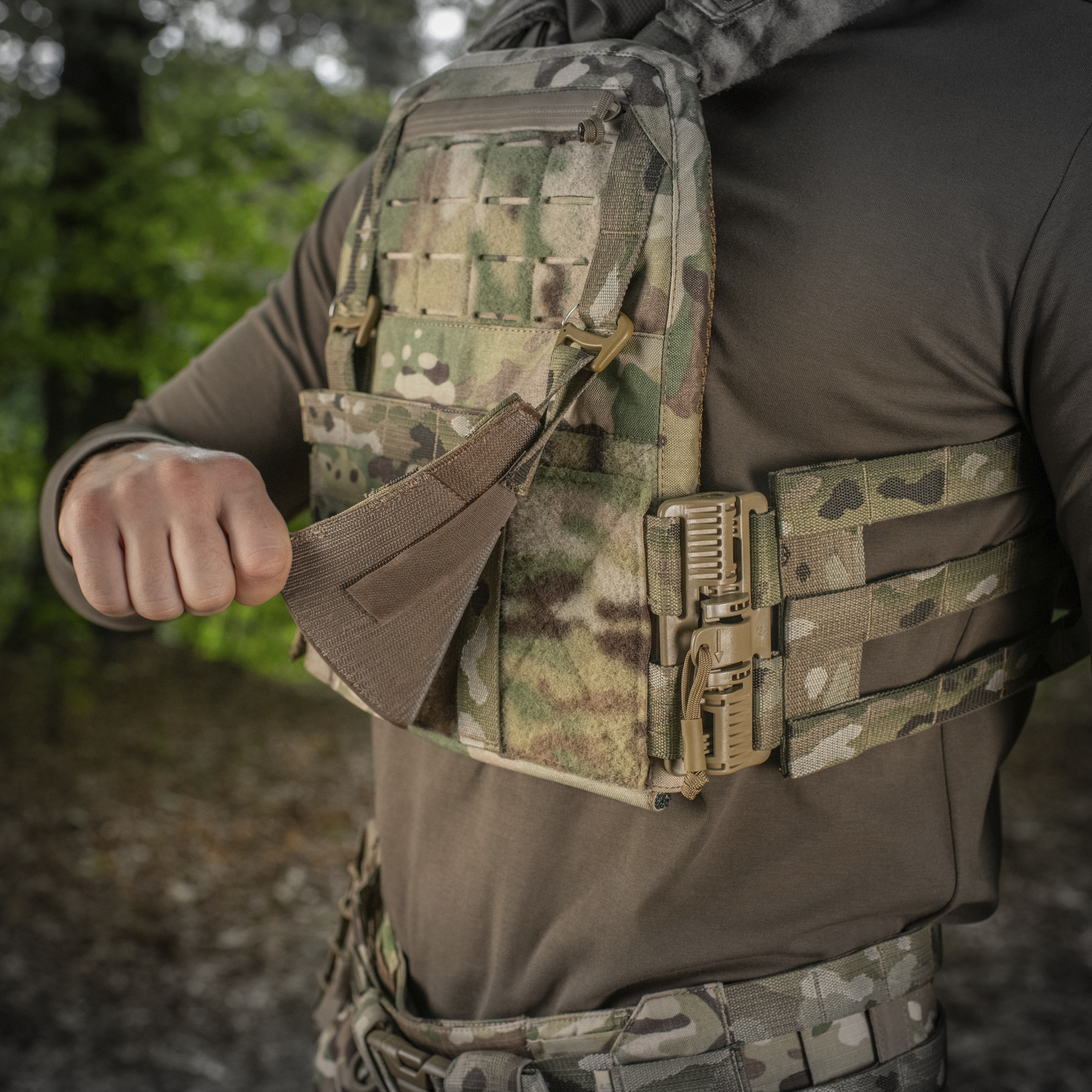 M-Tac передняя панель для плитоноски Cuirass QRS Multicam — 9