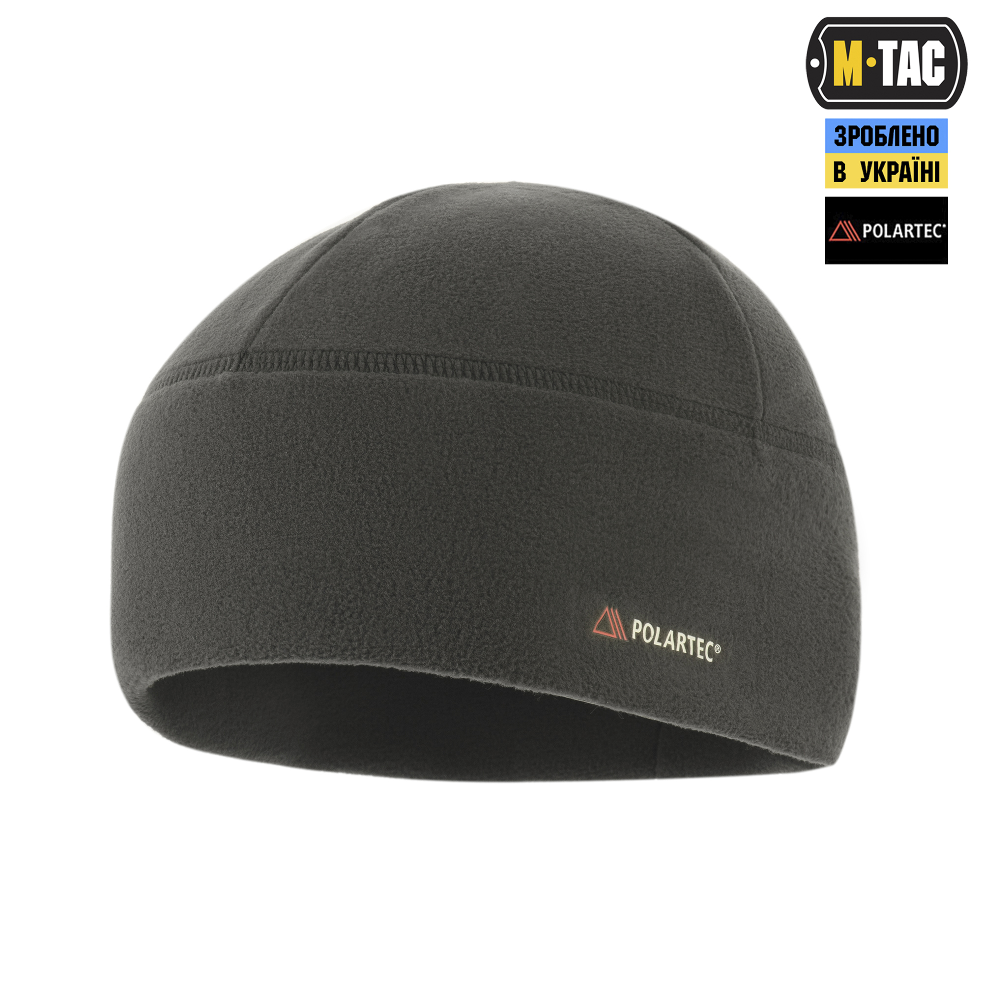 M-Tac шапка Watch Cap флис Light Polartec Dark Grey — 5