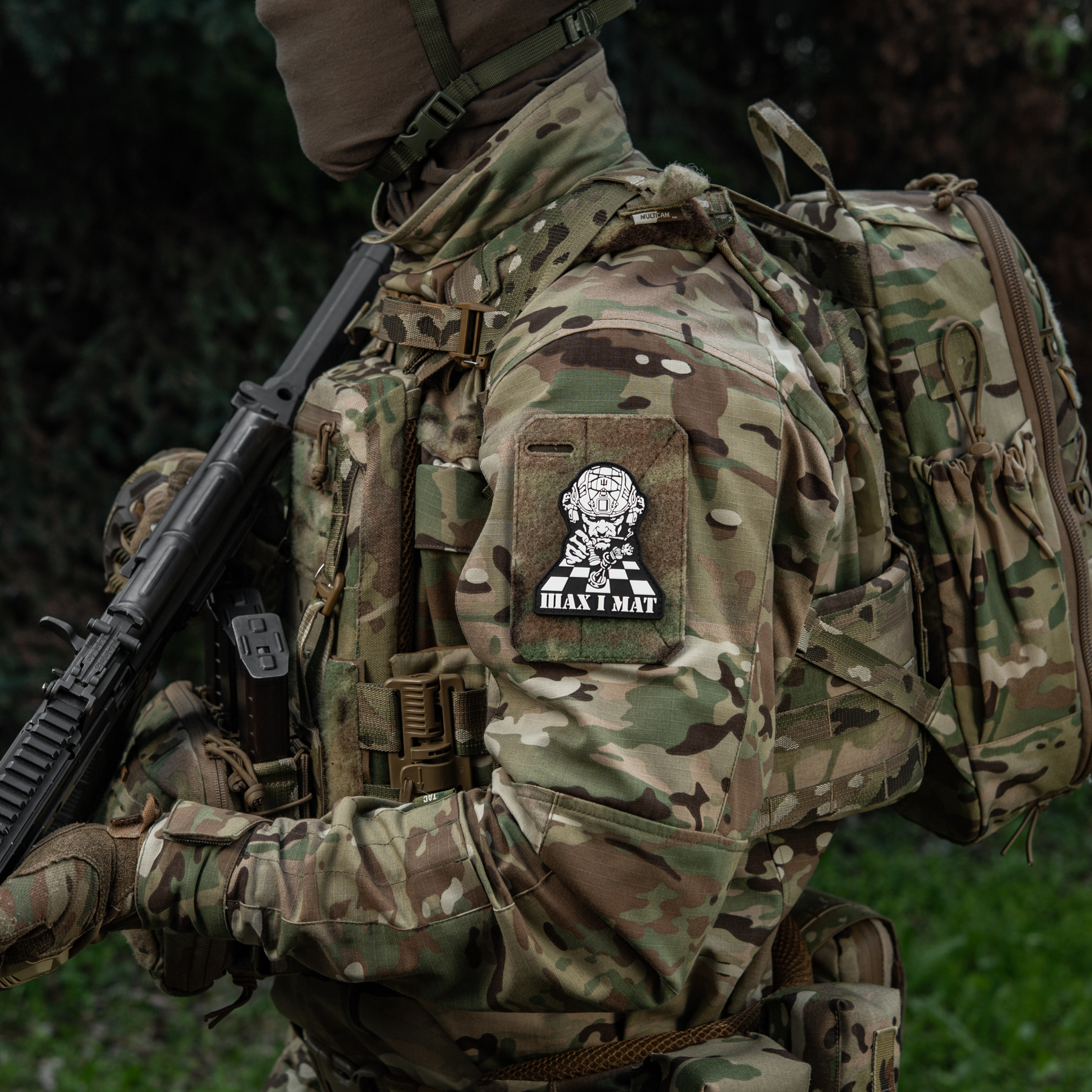 M-Tac нашивка Шах і Мат Black/White — 11