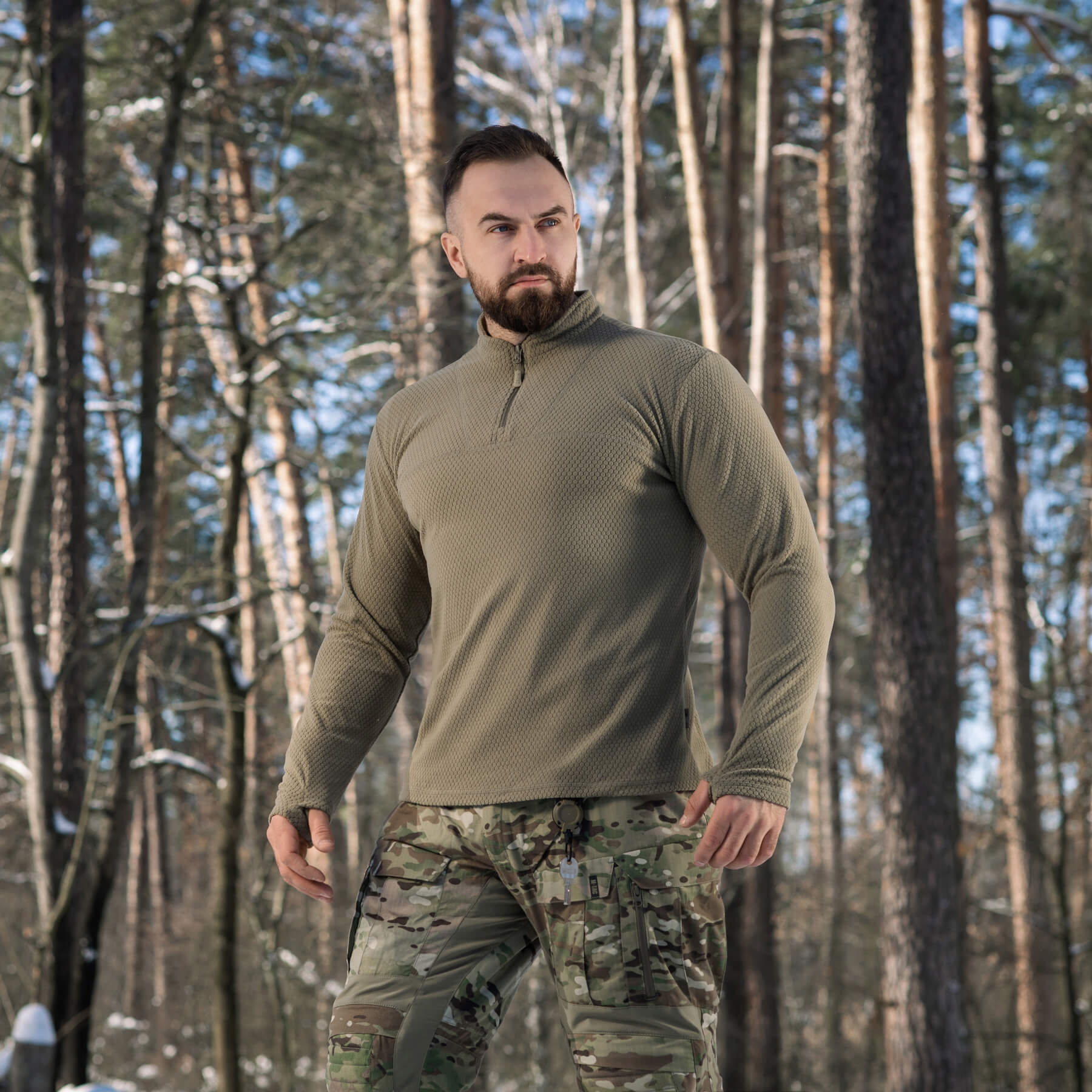 M-Tac терморубашка флис Delta Level 2 Hex Tan — 9