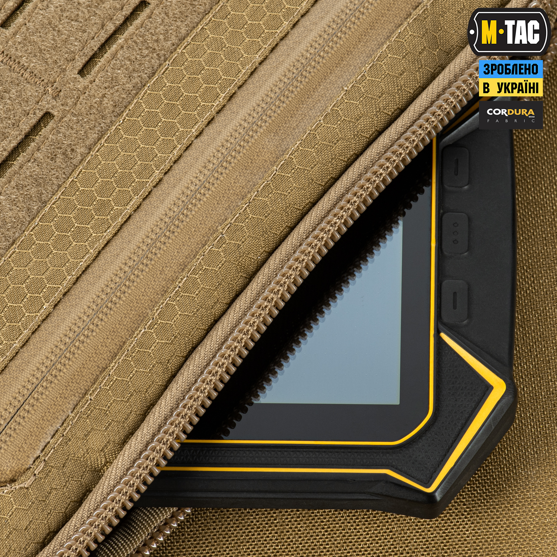 M-Tac сумка Admin Bag Elite с липучкой Coyote — 8