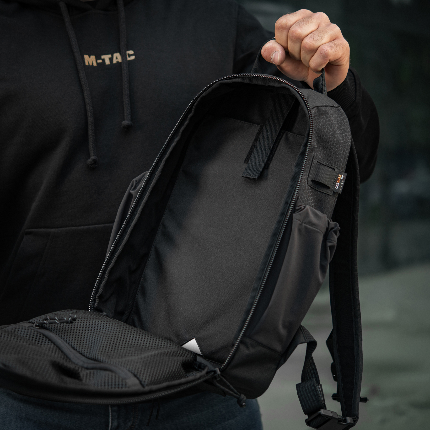 M-Tac рюкзак Sturm с эргономичными лямками Elite Black — 42