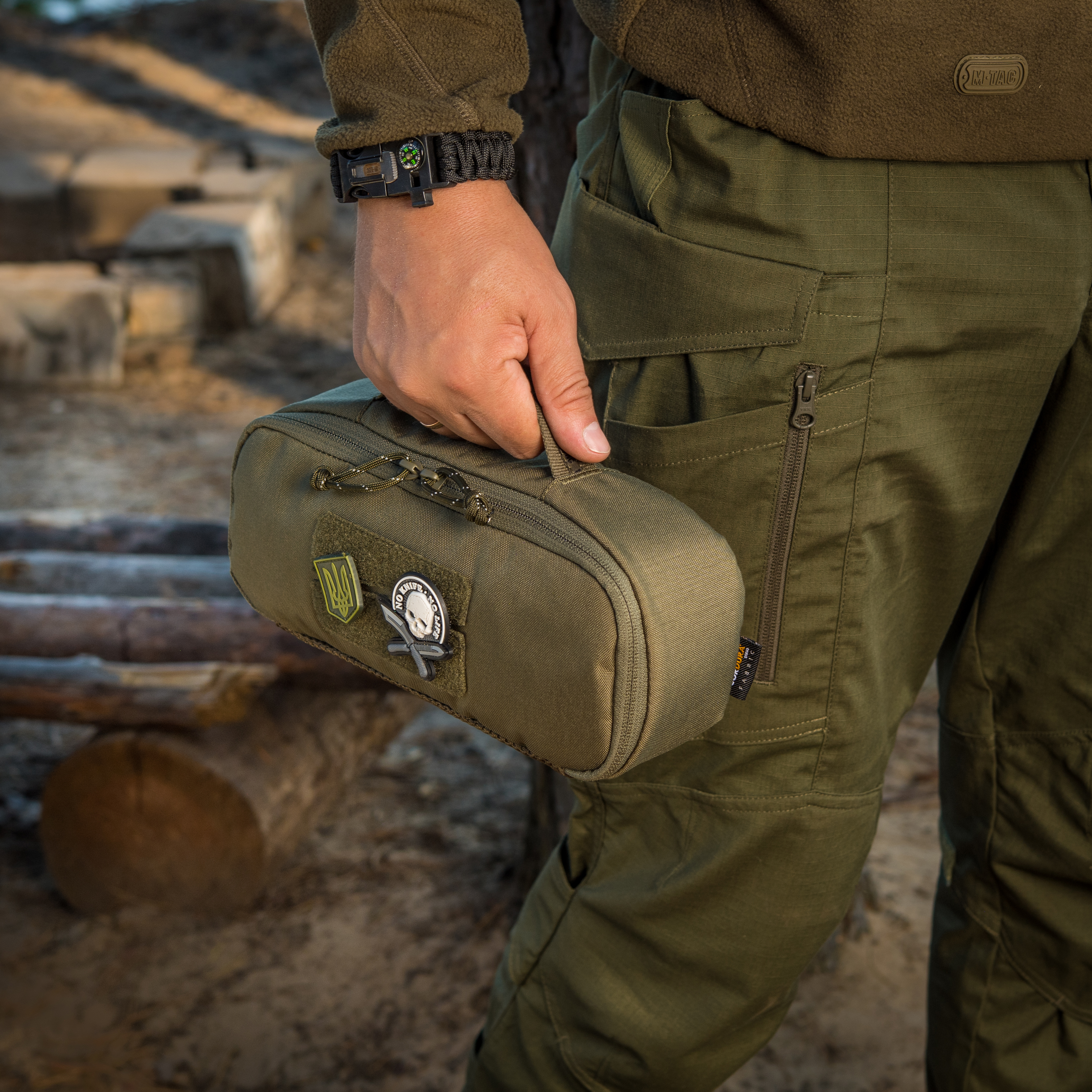 M-Tac органайзер утилитарный Elite Medium (26х11 см) Ranger Green — 9