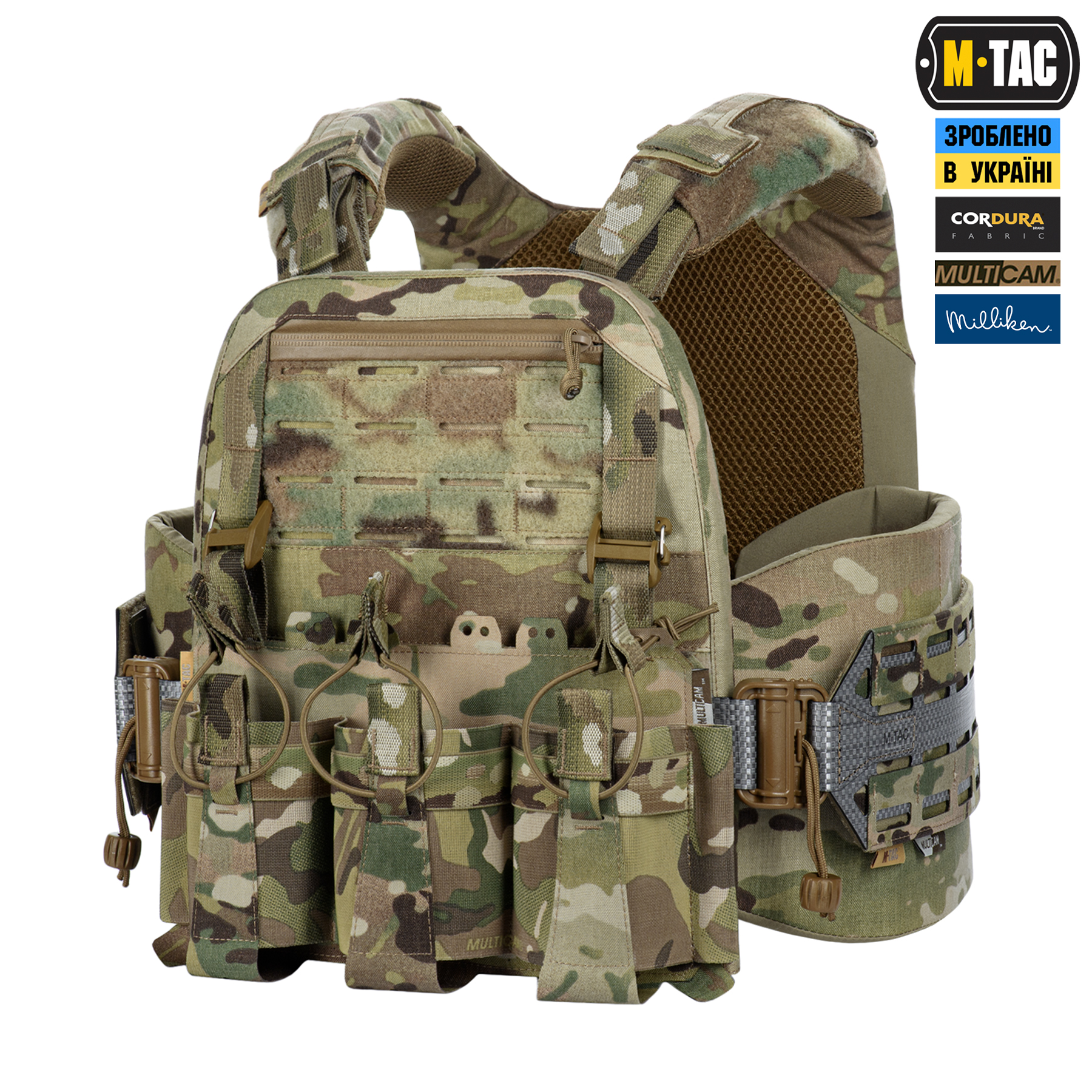 M-Tac плитоноска Cuirass Tiger Elite (розмір плити М) Multicam — 2