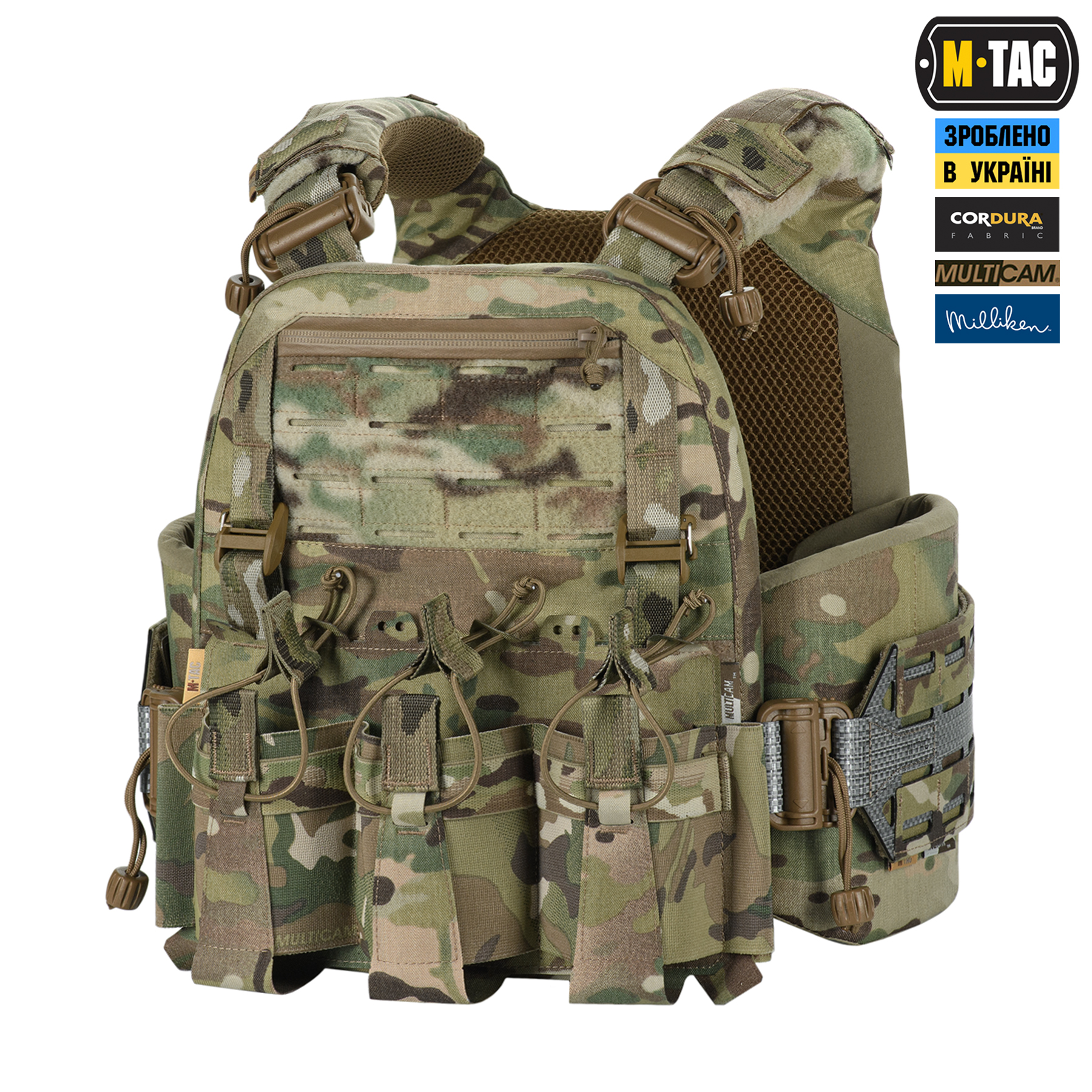 M-Tac плитоноска Cuirass Tiger FAST Elite (розмір плити М) Multicam — 2