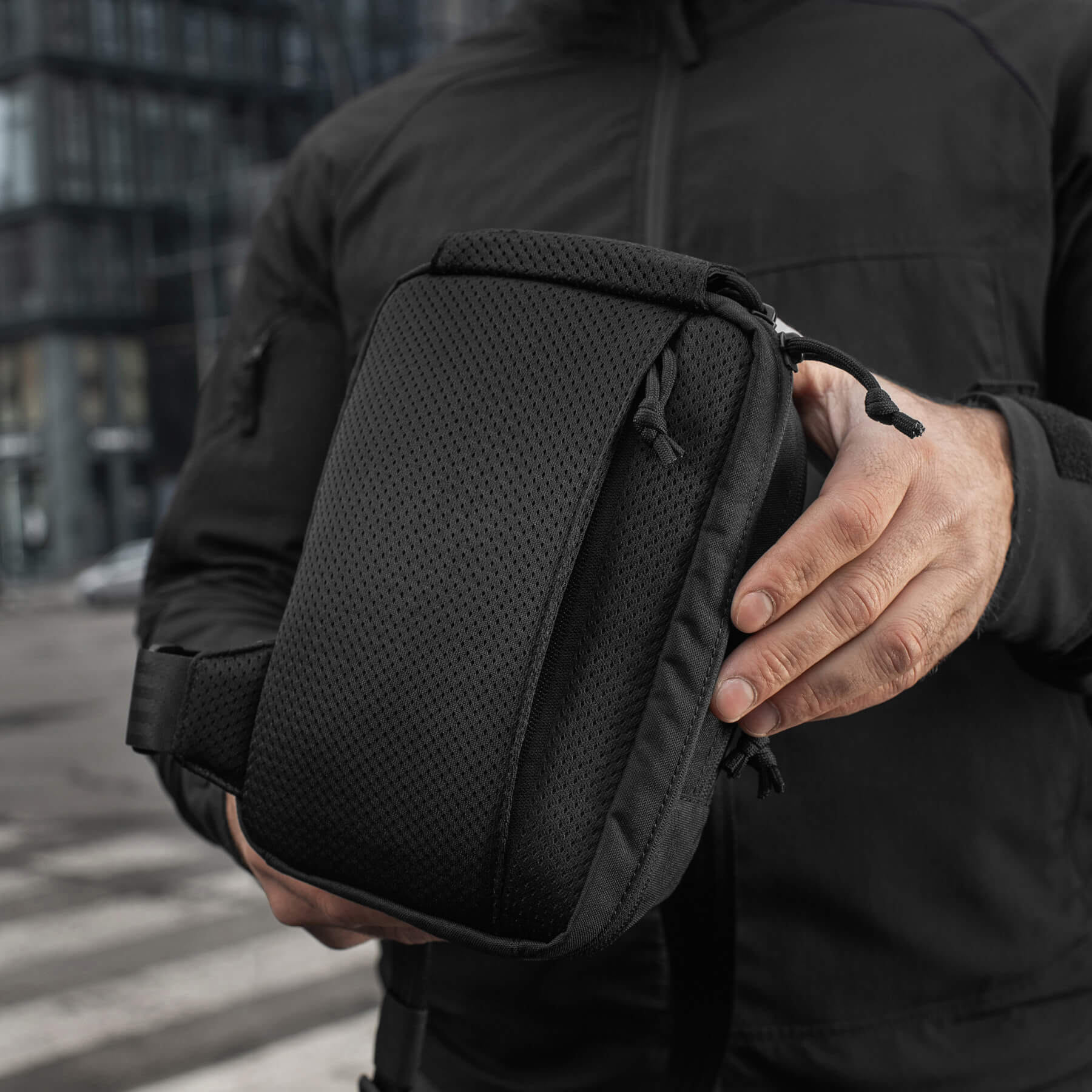 M-Tac сумка Sling Pistol Bag Hex Black — 32