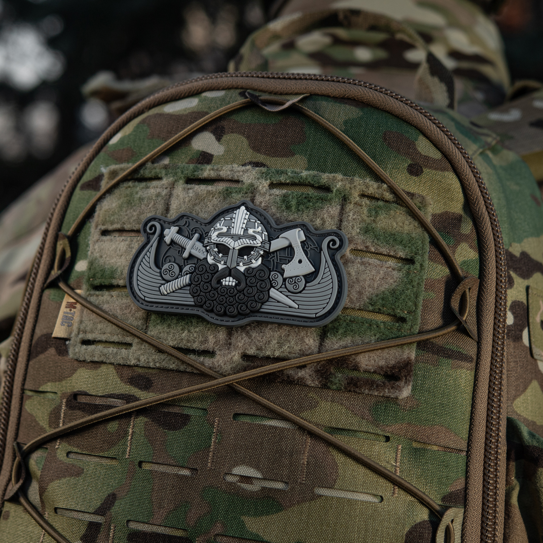 M-Tac нашивка Viking’s Drakkar Black/Grey — 15