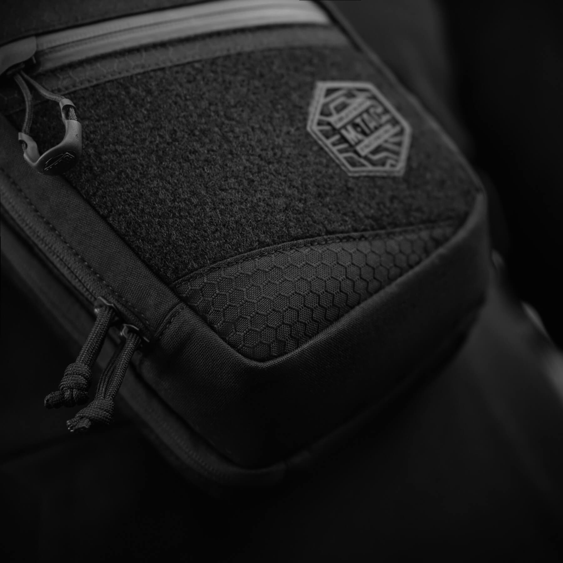M-Tac сумка Sling Pistol Bag Hex с липучкой Black — 23